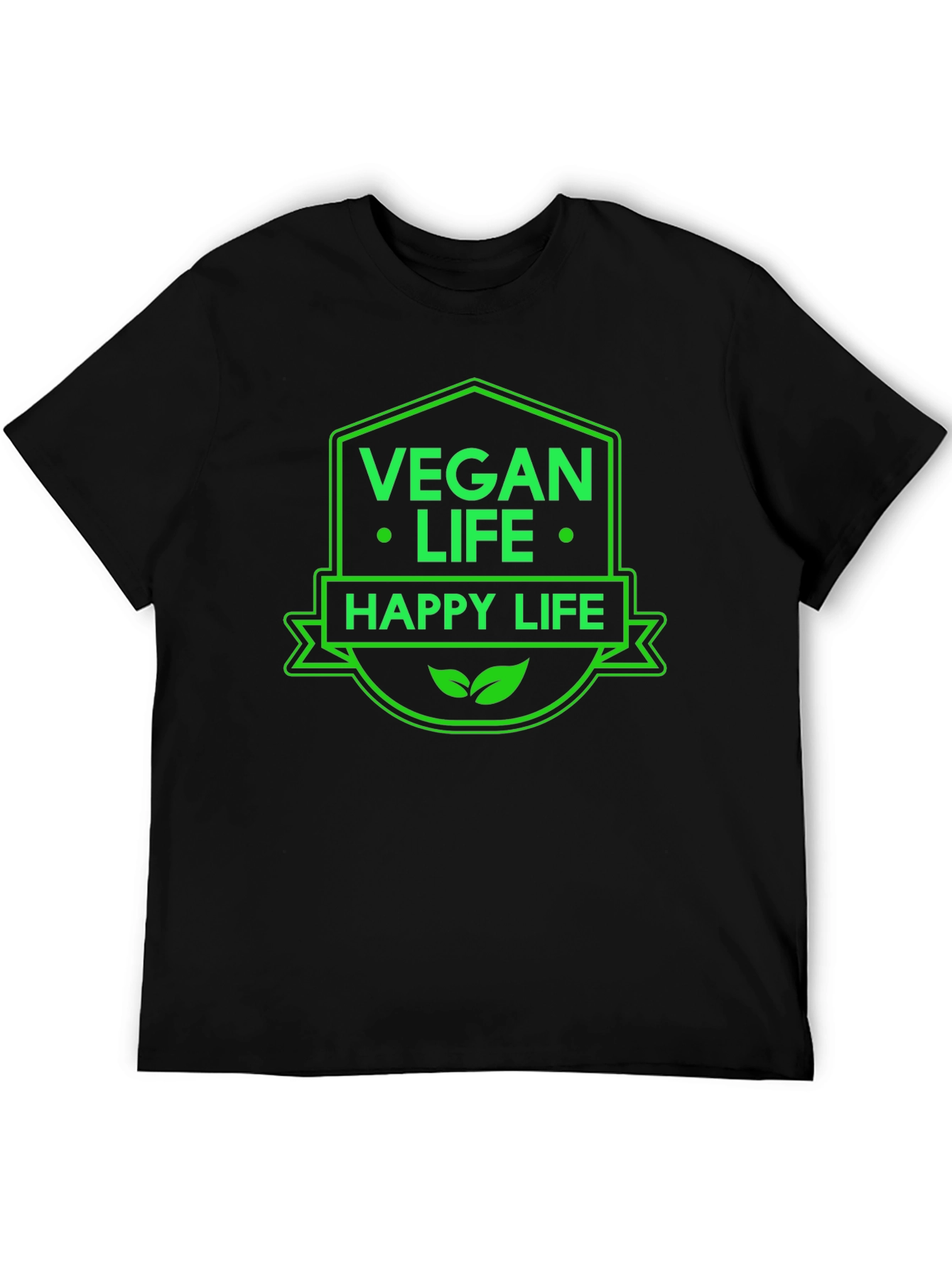 Vegan Life T-Shirt - Happy & Healthy Lifestyle