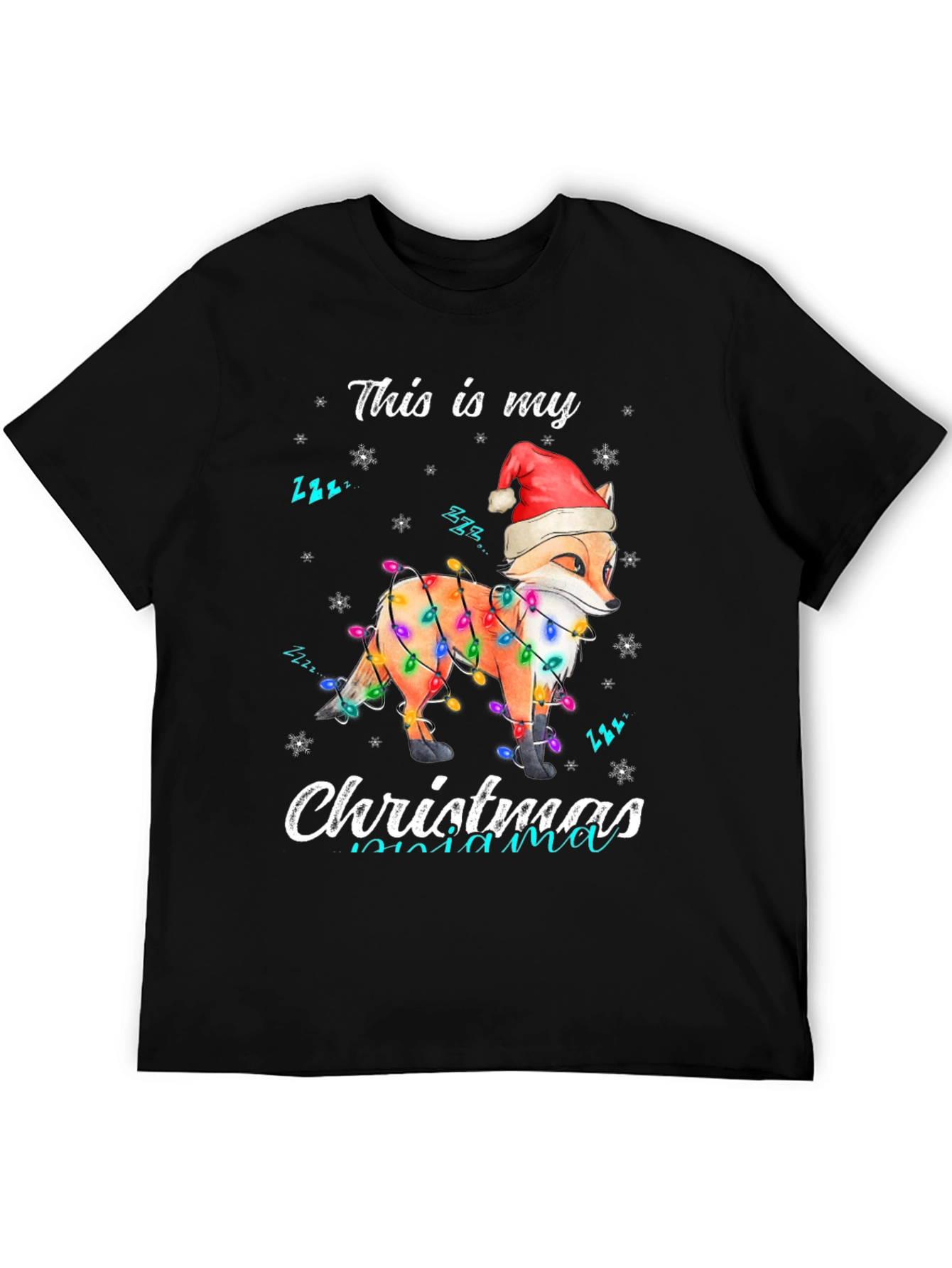 Festive Fox Christmas T-Shirt: Holiday Mama Bear Tee