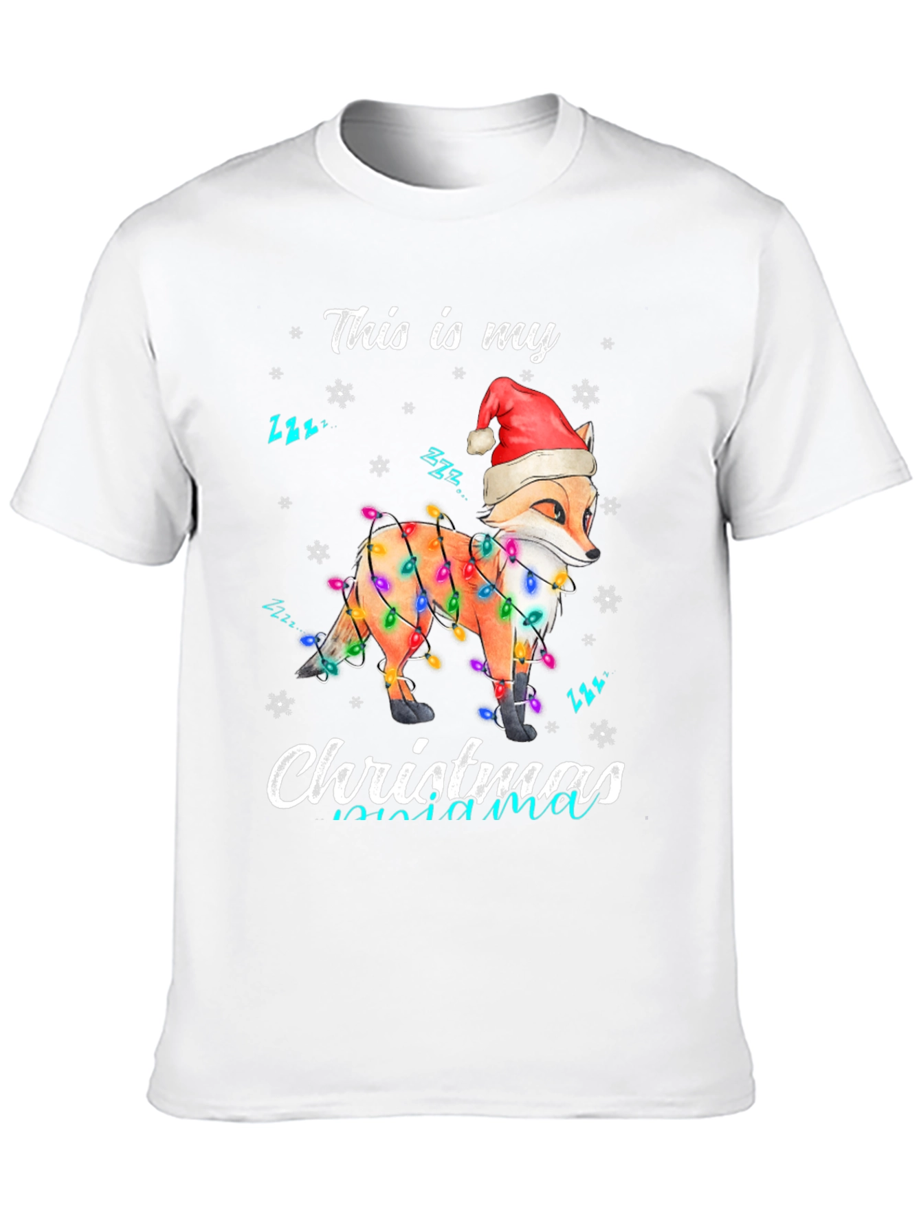 Festive Fox Christmas T-Shirt: Holiday Mama Bear Tee
