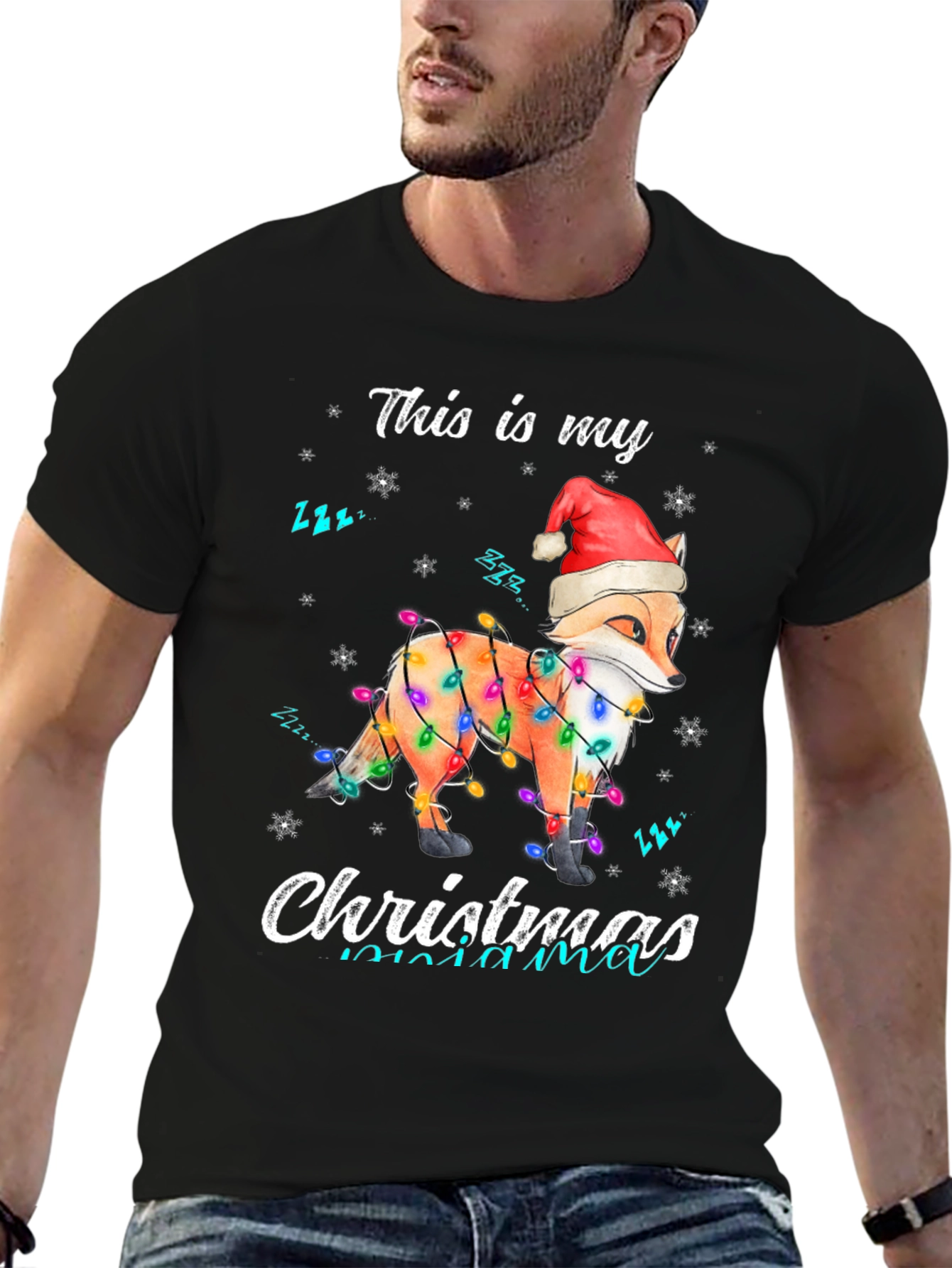 Festive Fox Christmas T-Shirt: Holiday Mama Bear Tee