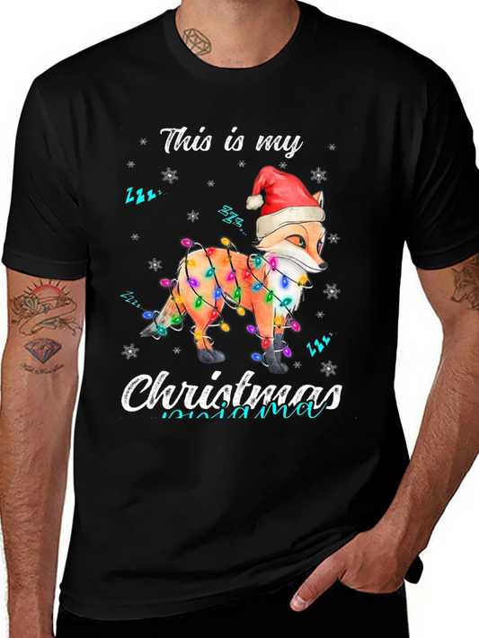 Festive Fox Christmas T-Shirt: Holiday Mama Bear Tee