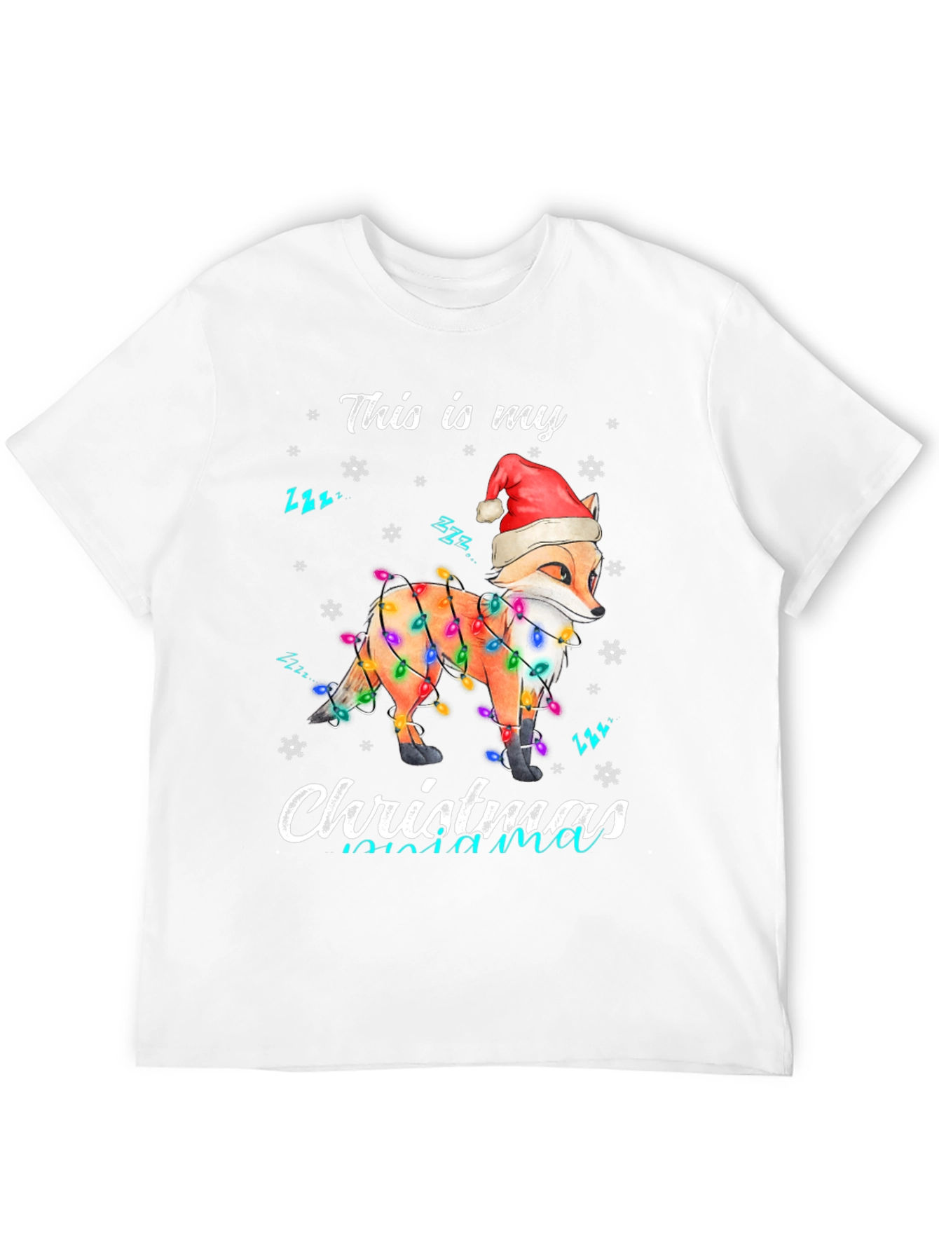 Festive Fox Christmas T-Shirt: Holiday Mama Bear Tee