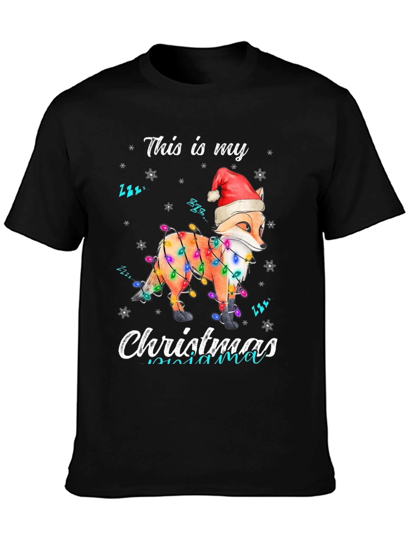 Festive Fox Christmas T-Shirt: Holiday Mama Bear Tee