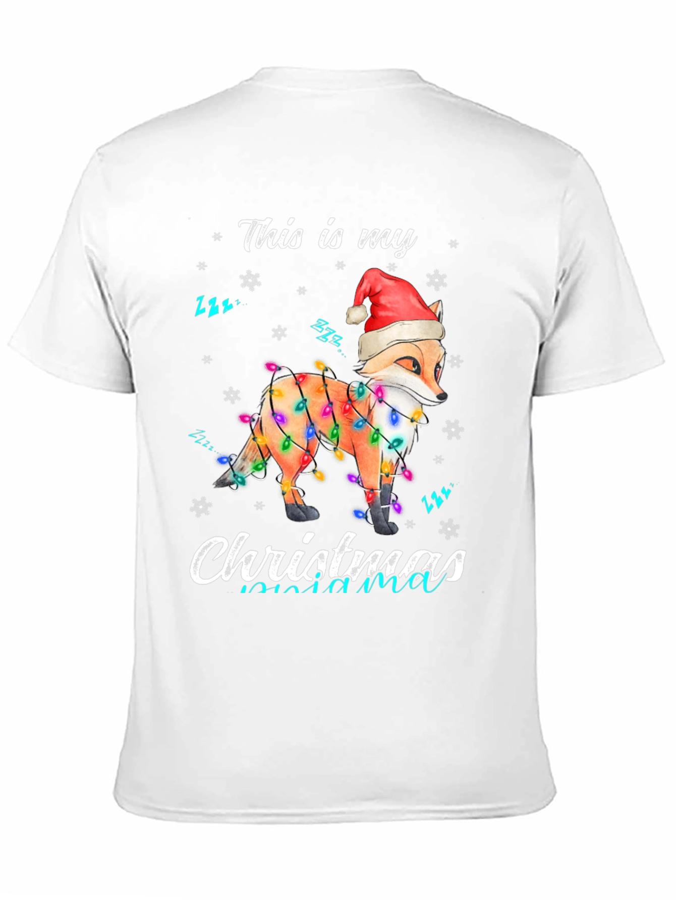 Festive Fox Christmas T-Shirt: Holiday Mama Bear Tee
