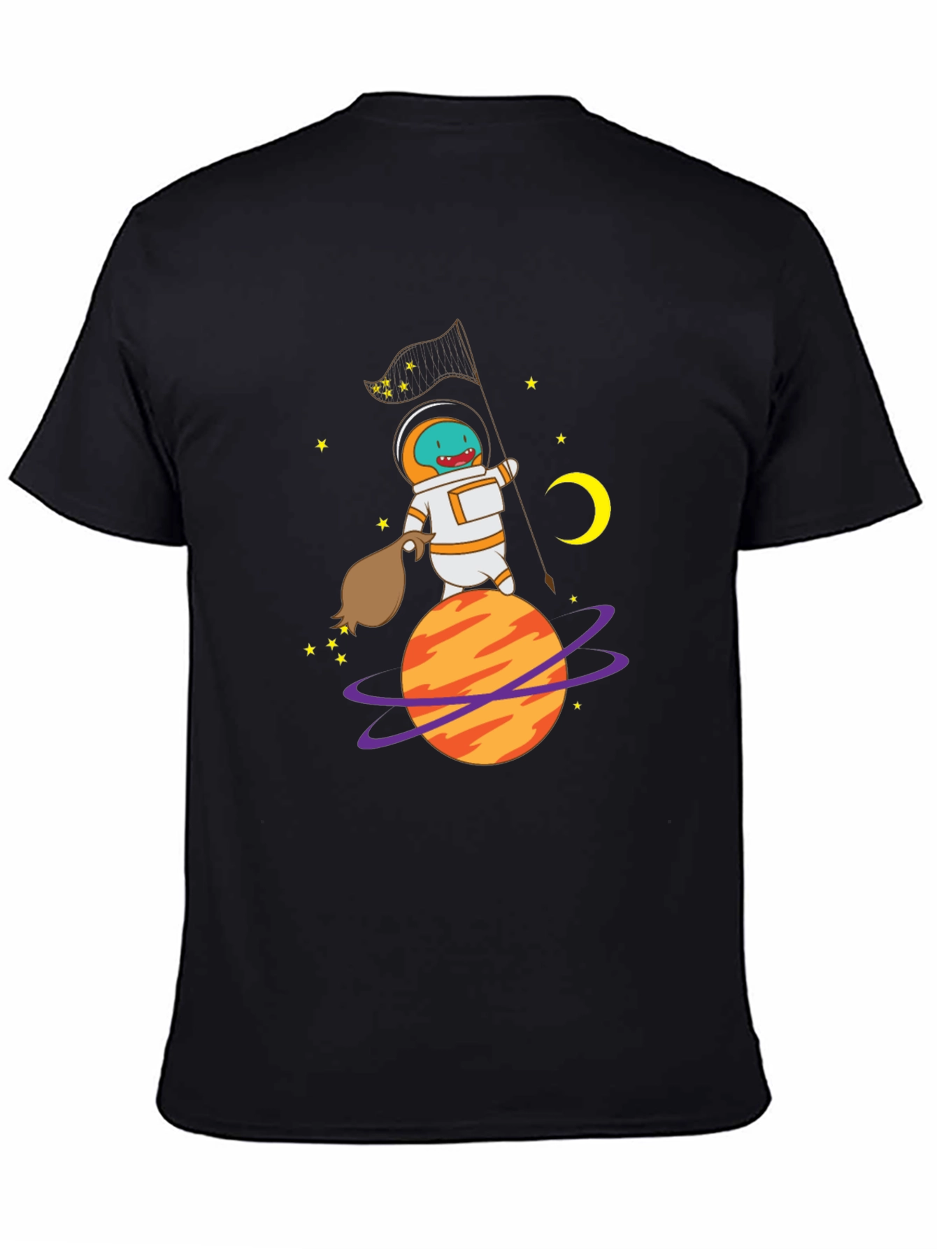 Astronaut Squirtle Graphic T-Shirt