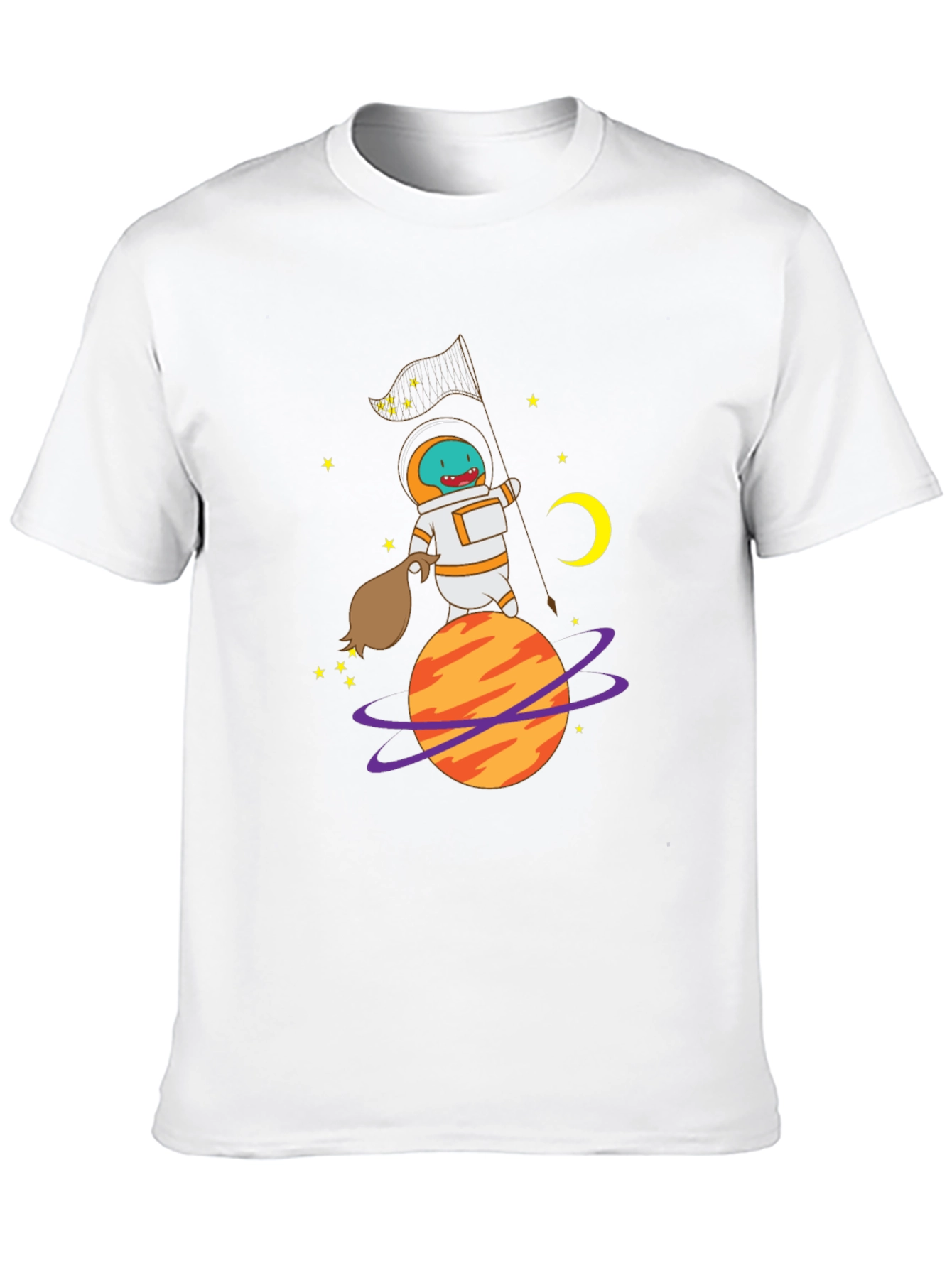 Astronaut Squirtle Graphic T-Shirt