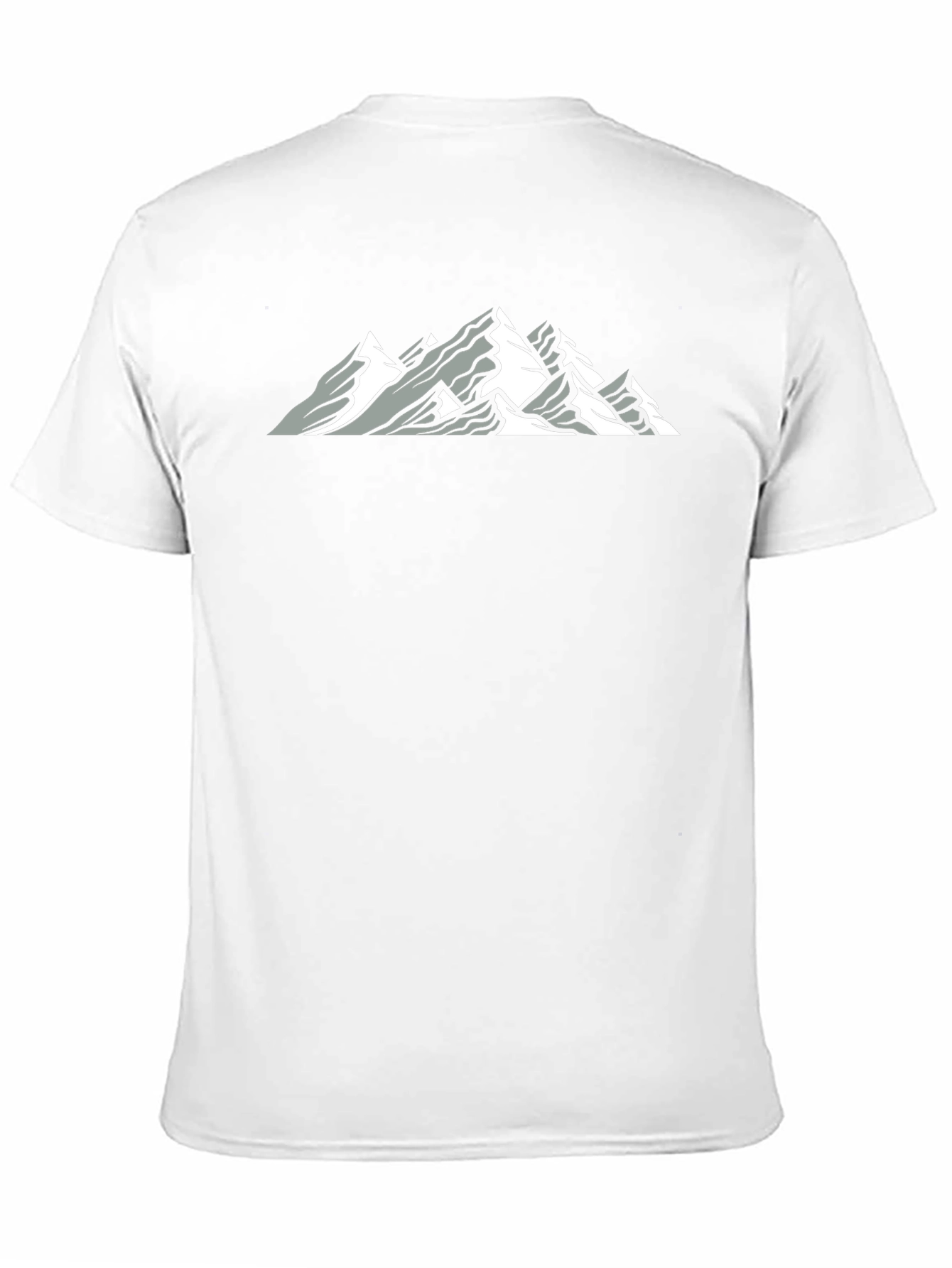 Mountain Peak Graphic Black Tee