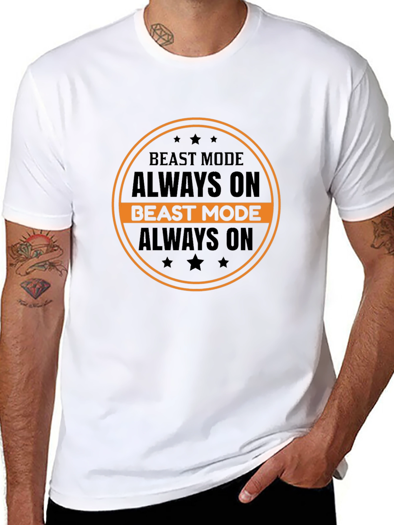 Beast Mode Always On T-Shirt | Gym Motivation