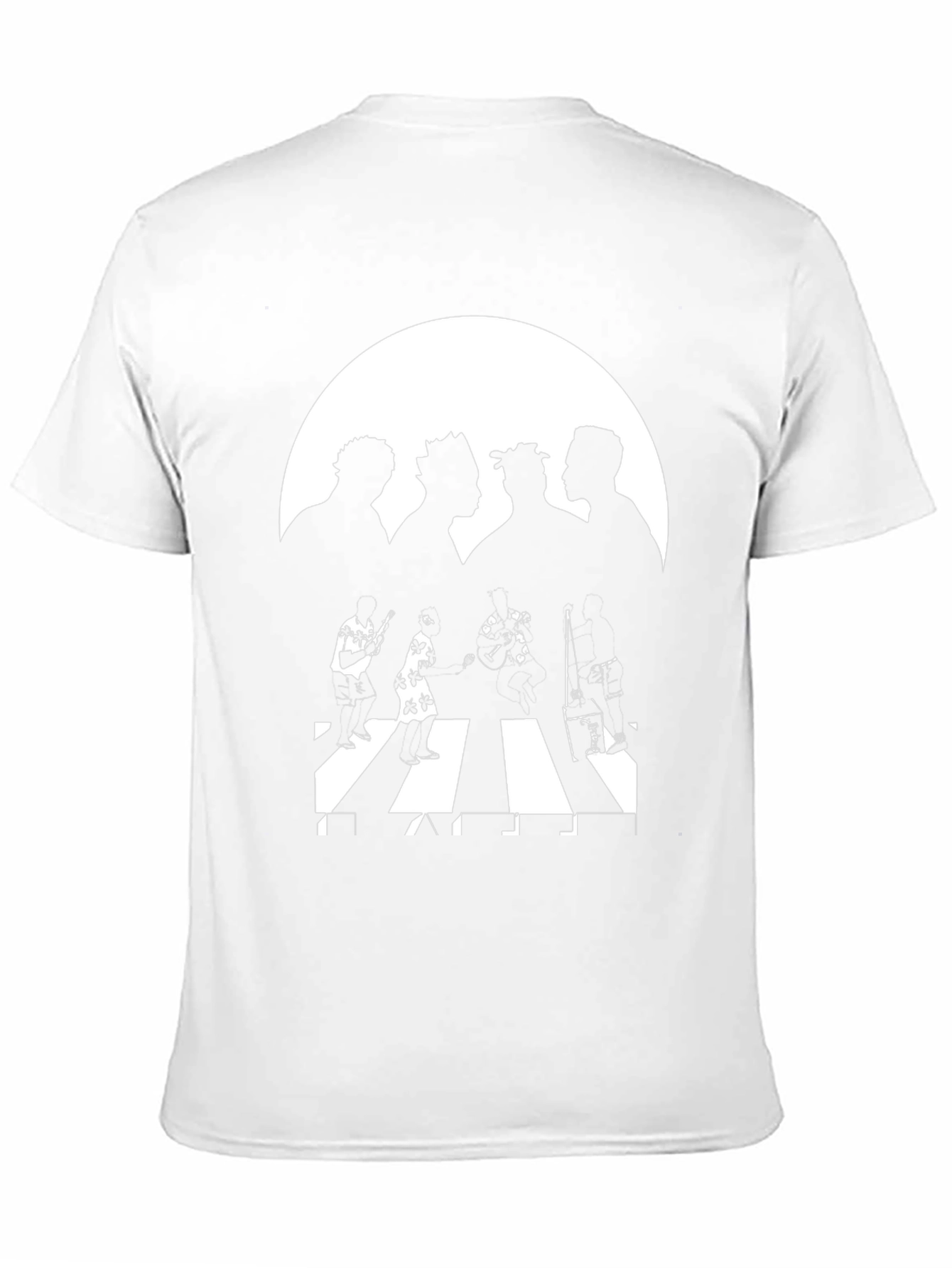 Hip Hop Group Abbey Road Style Black T-Shirt
