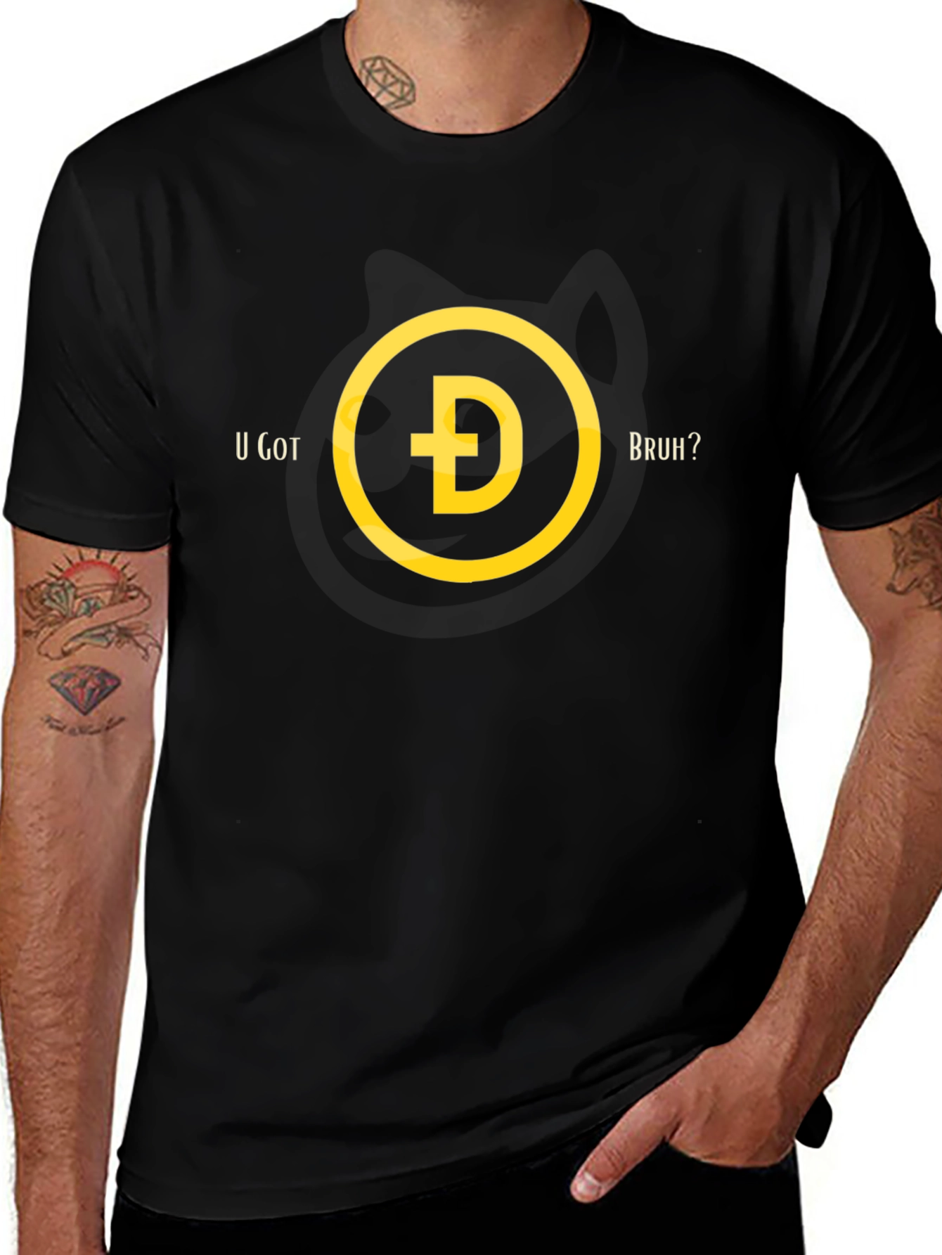 U Got ETH Bruh? Black T-Shirt Crypto Ethereum Meme