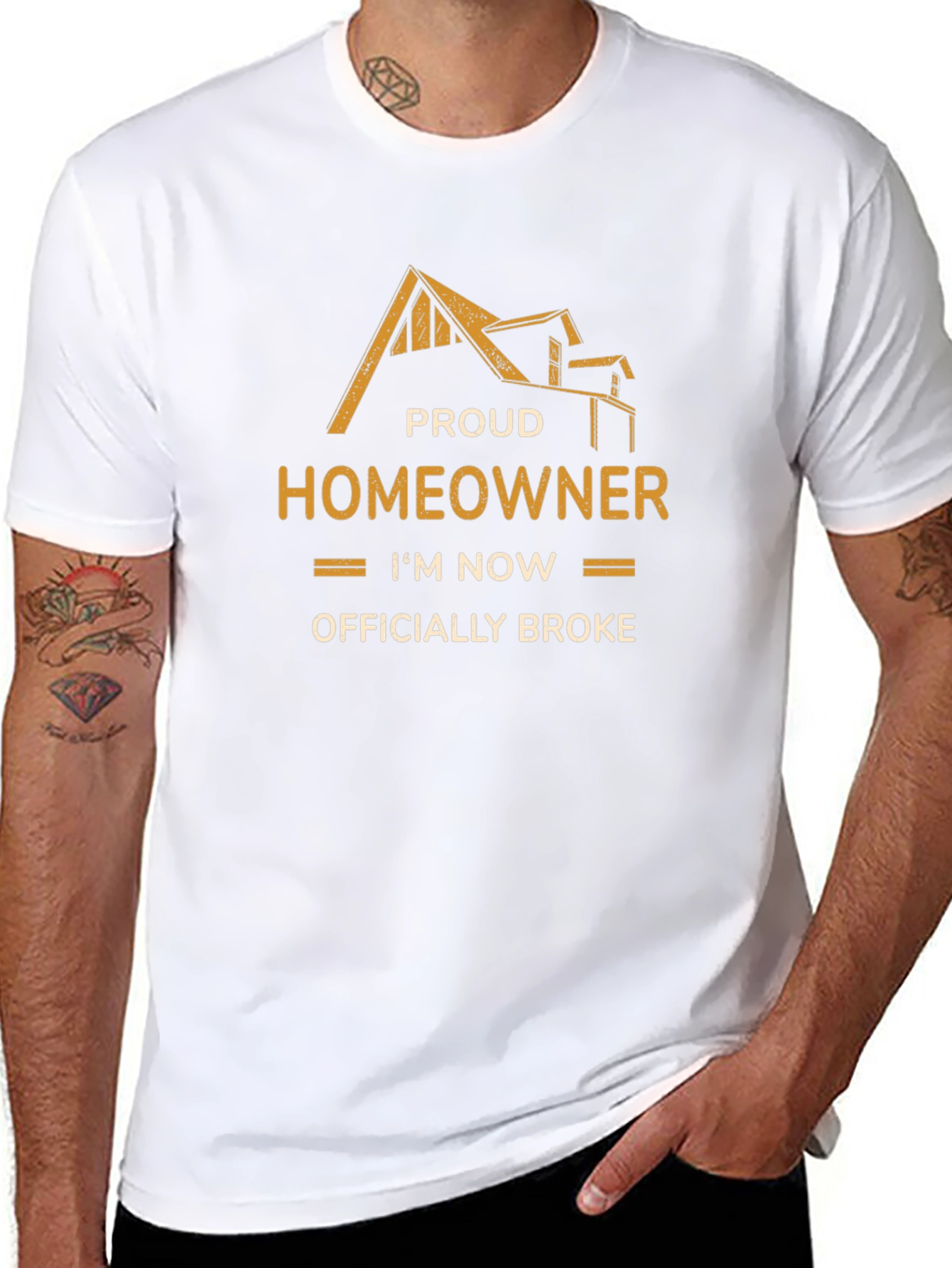 Proud Homeowner Officially Broke Graphic T-Shirt