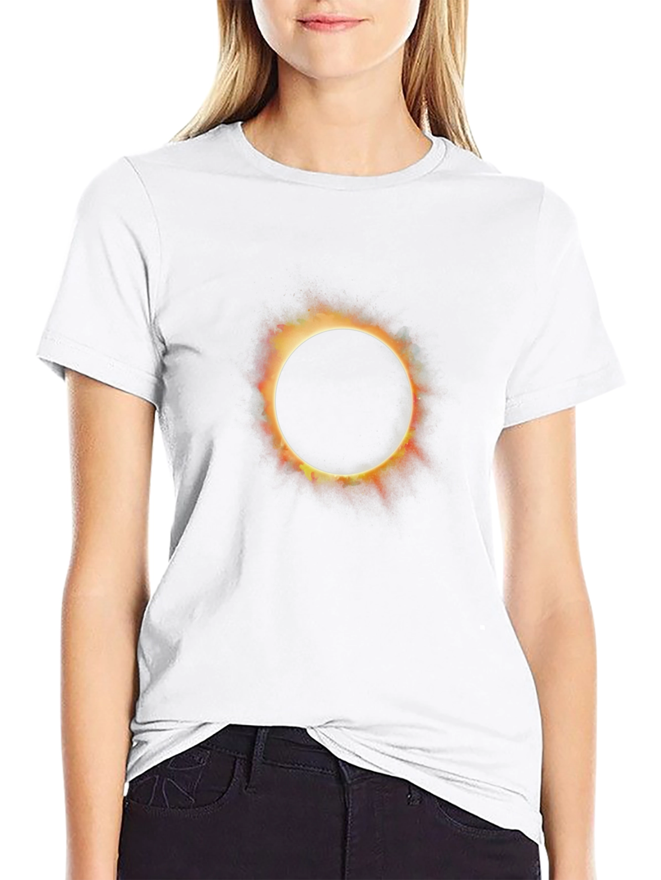 Eclipse Graphic T-Shirt - Unique Celestial Design