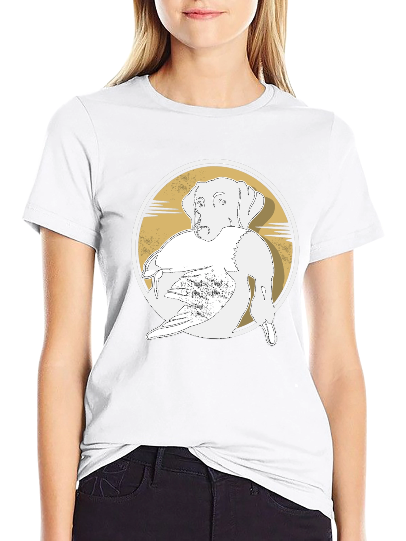 Dog and Duck Graphic Tee - Hunting Apparel