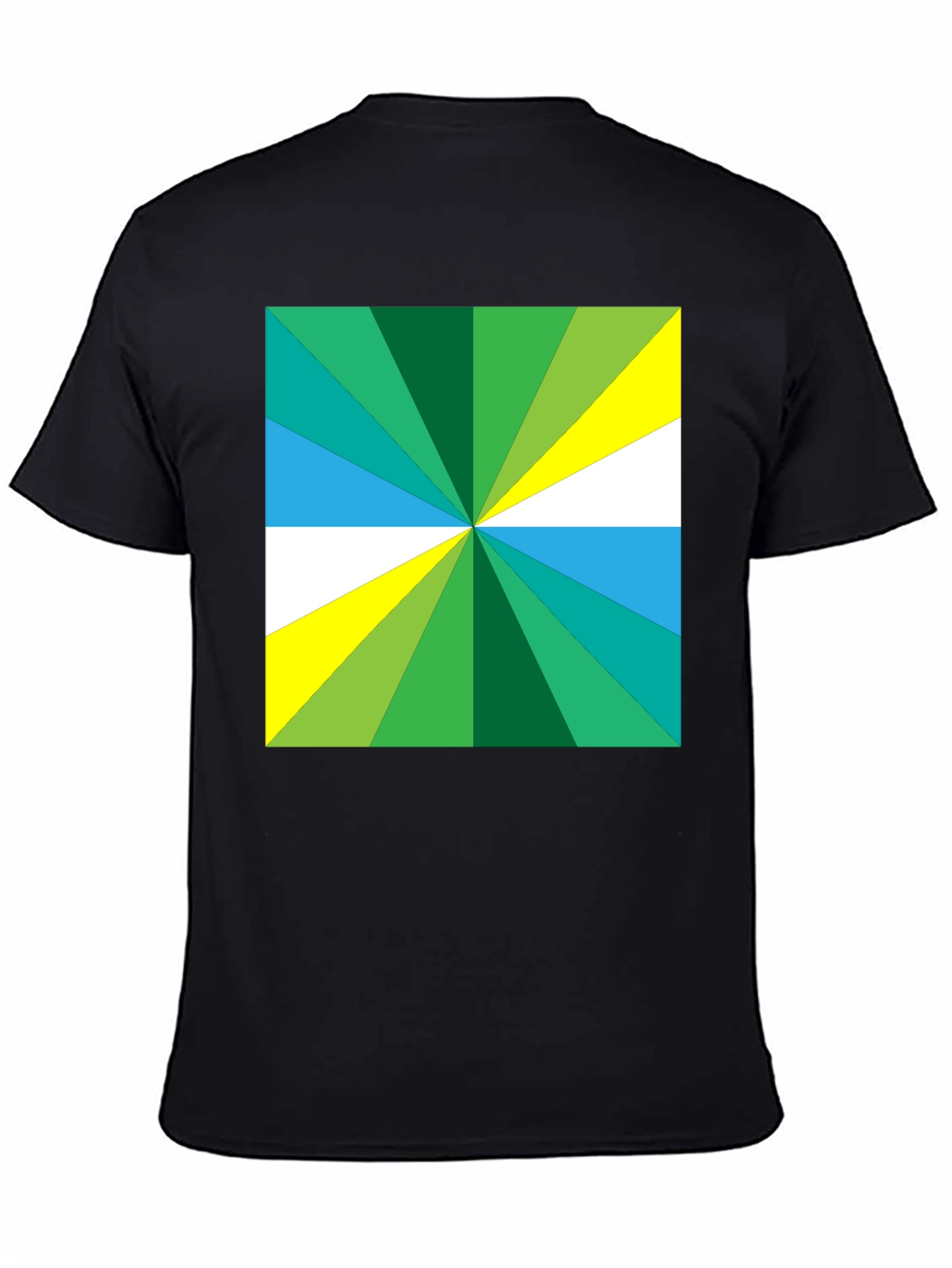 Geometric Burst Tee - Bold Graphic Print
