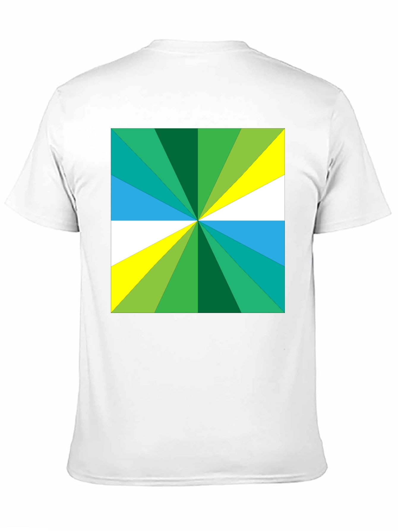 Geometric Burst Tee - Bold Graphic Print