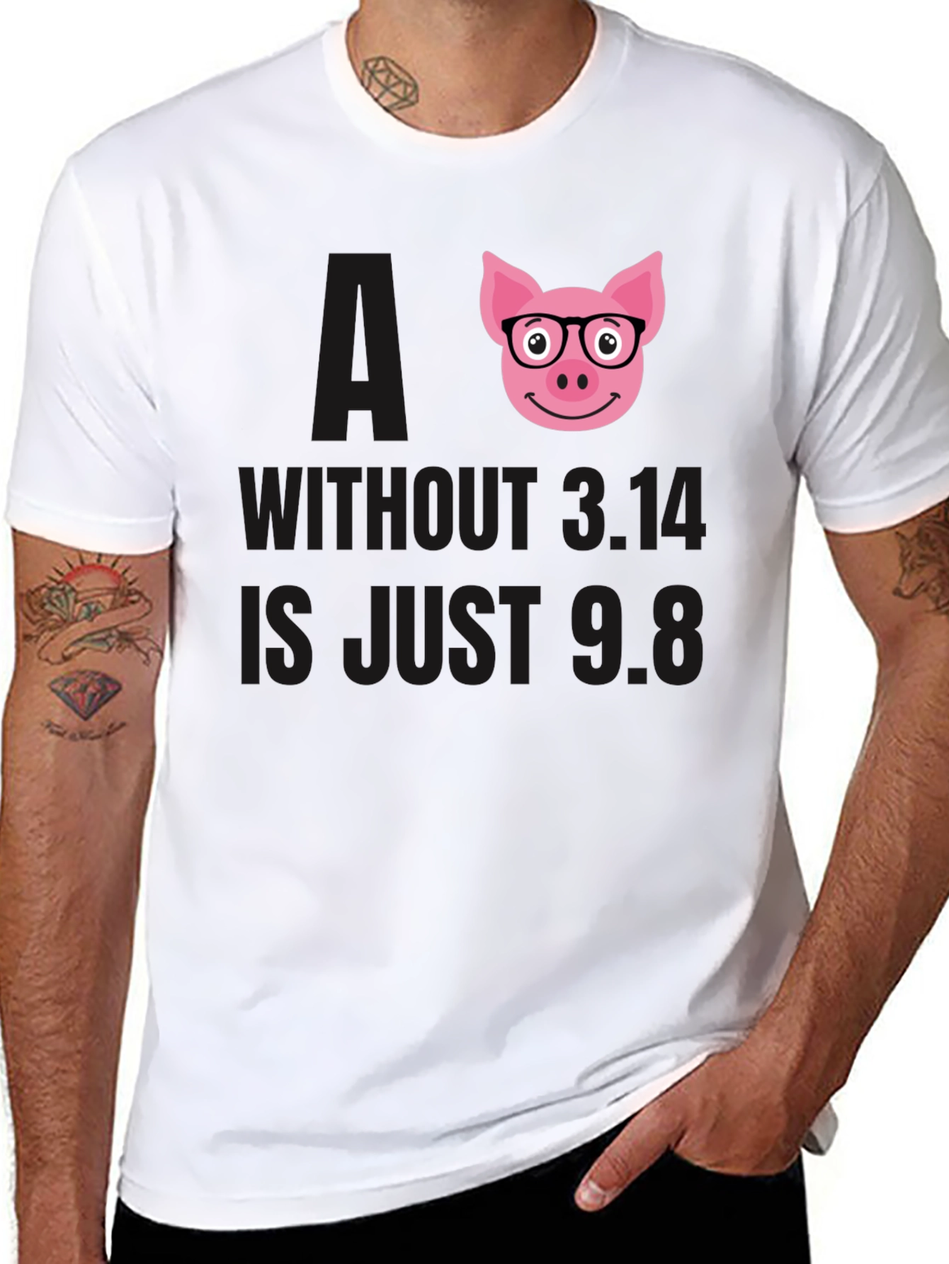 Math Pun Pig T-Shirt