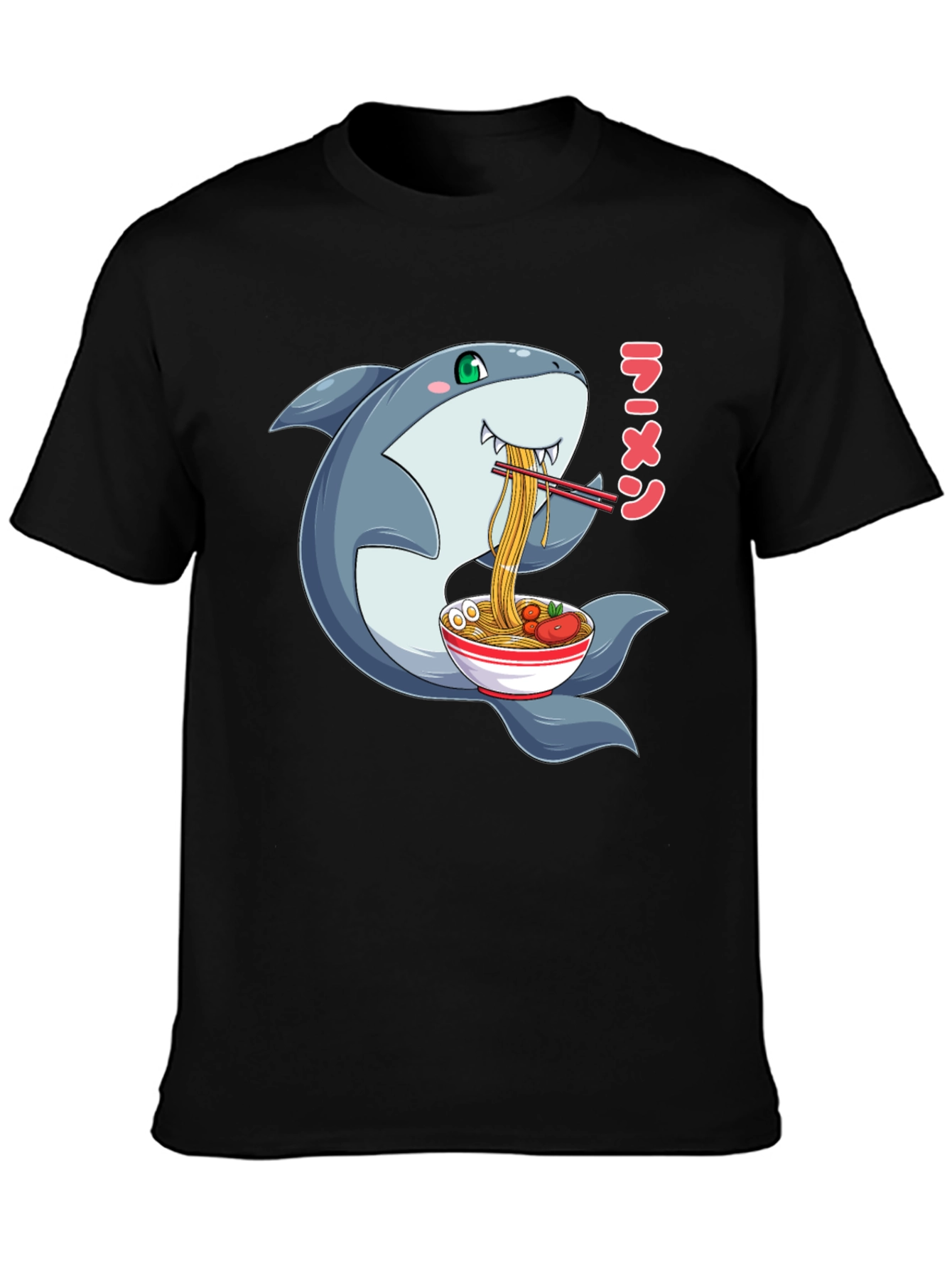 Shark Ramen Graphic T-Shirt