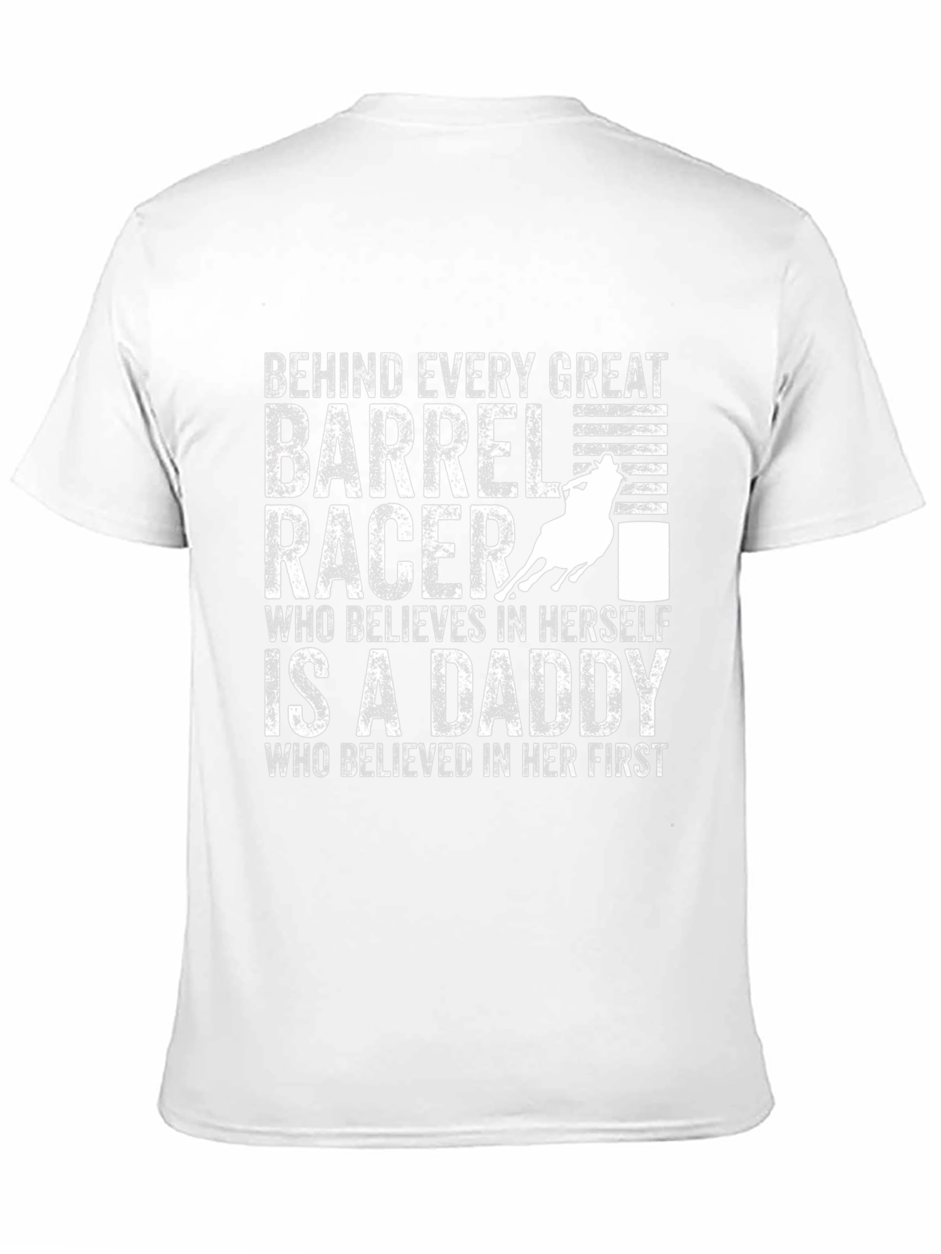 Barrel Racer Daddy T-Shirt Black Unisex