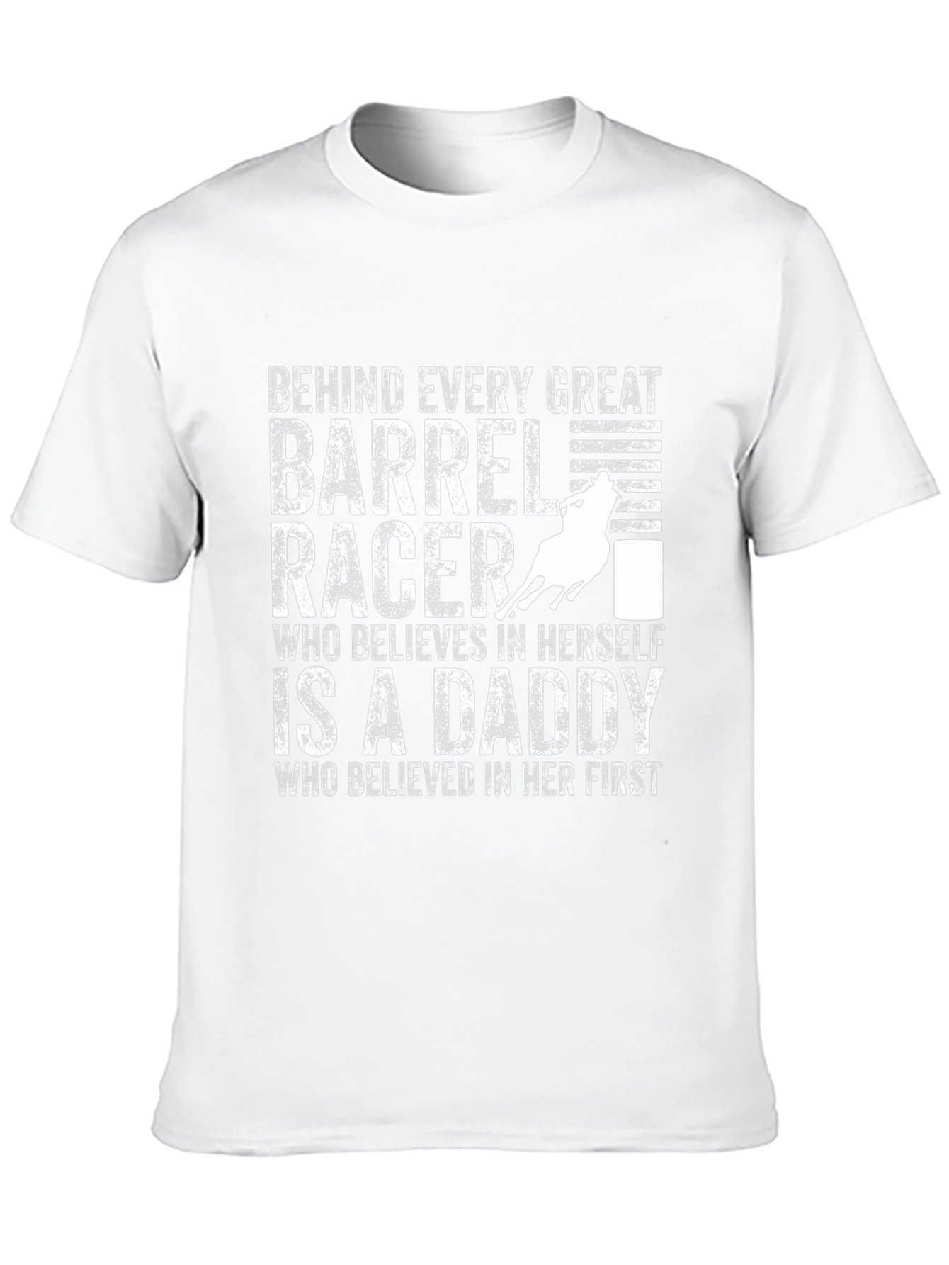 Barrel Racer Daddy T-Shirt Black Unisex
