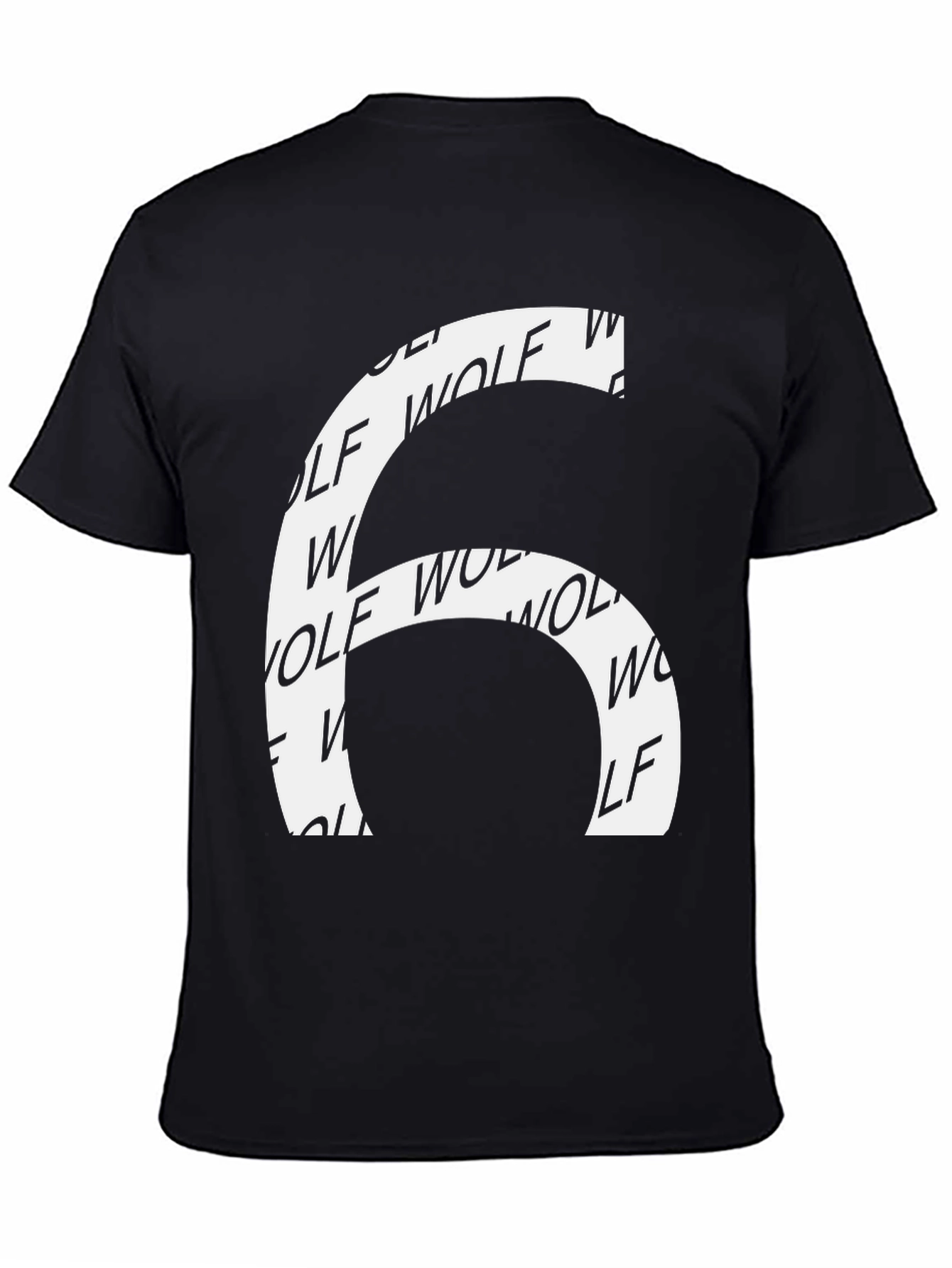 Wolf Number 6 T-Shirt - Bold Graphic Tee