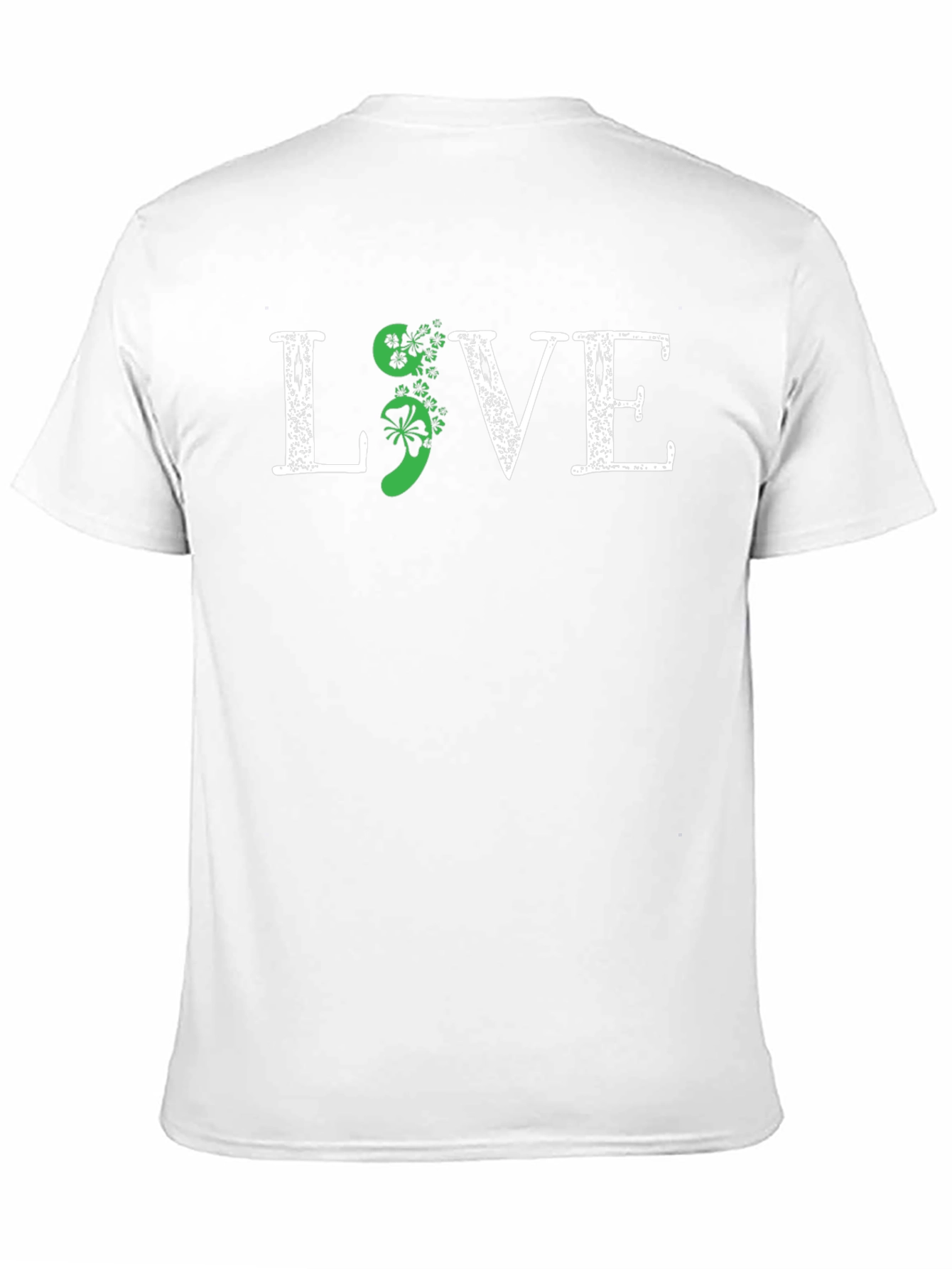 Live Semicolon Shamrock T-Shirt