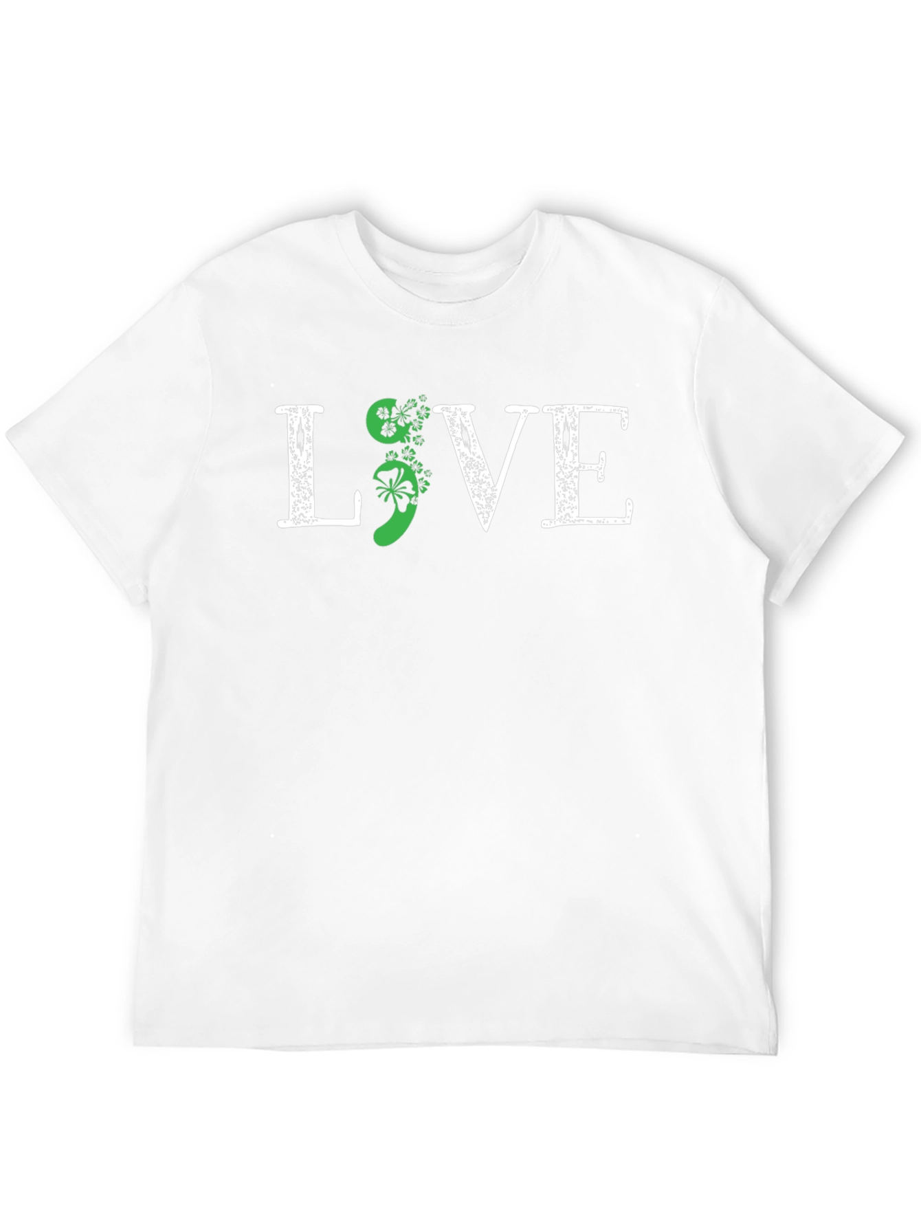 Live Semicolon Shamrock T-Shirt