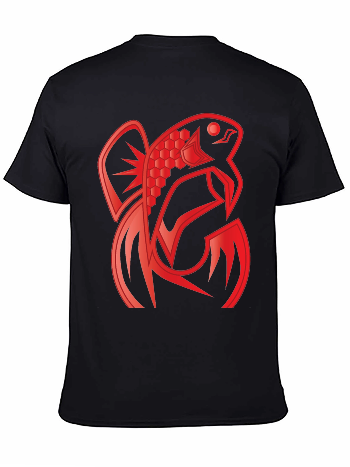 Red Fish Graphic Tee - Unique Design