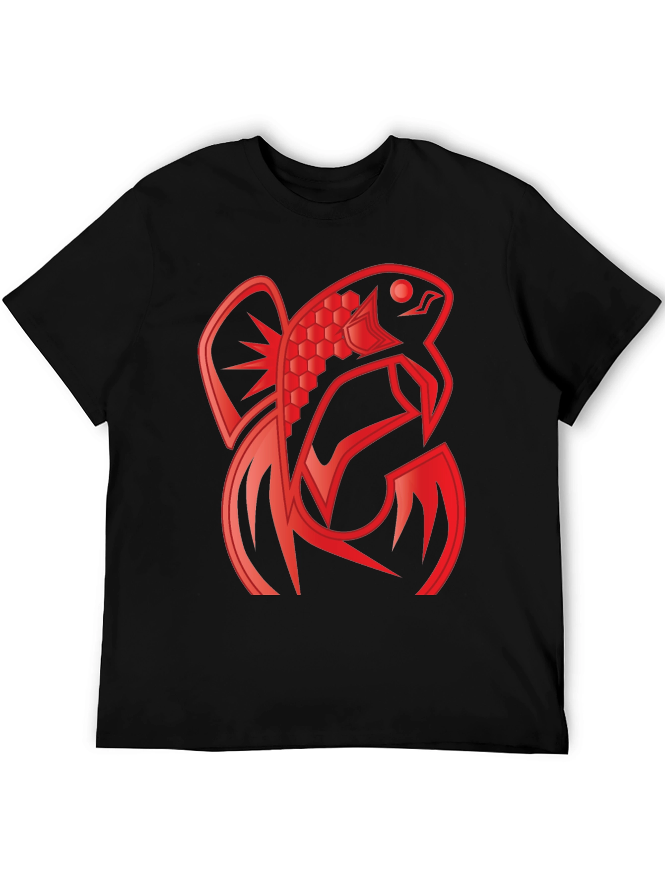 Red Fish Graphic Tee - Unique Design