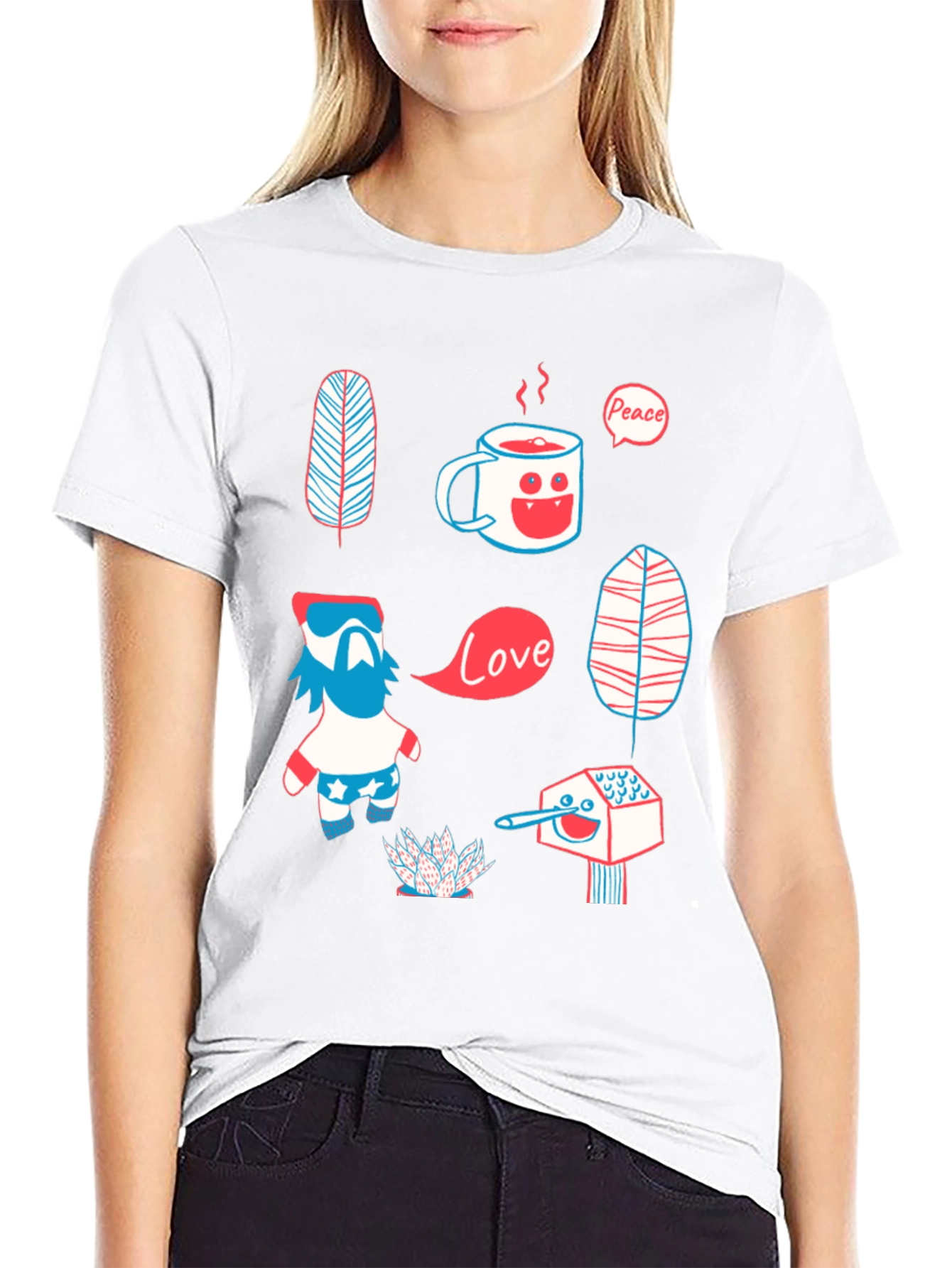 Peace & Love Graphic Tee
