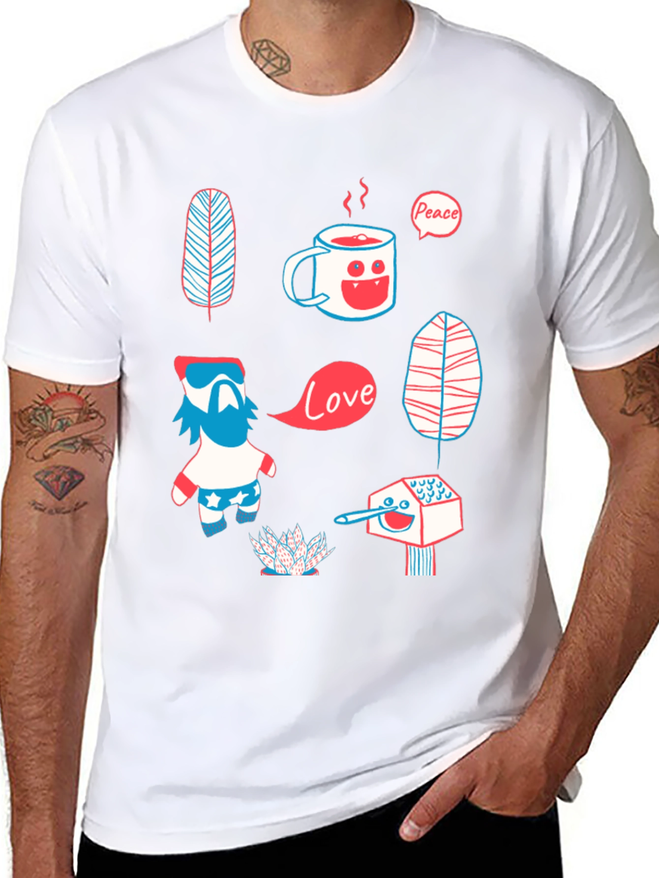 Peace & Love Graphic Tee