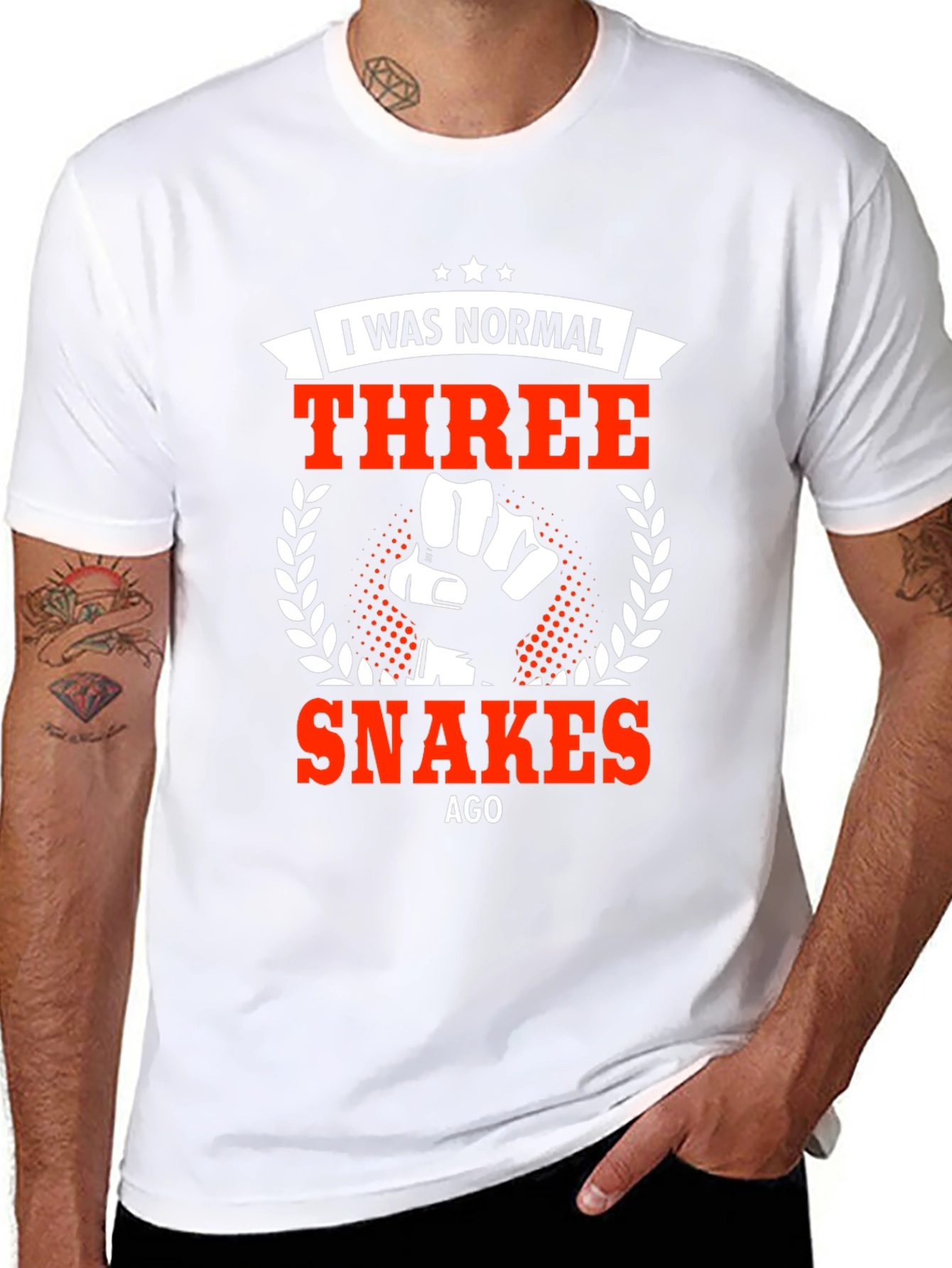 I Was Normal Three Snakes Ago T-Shirt