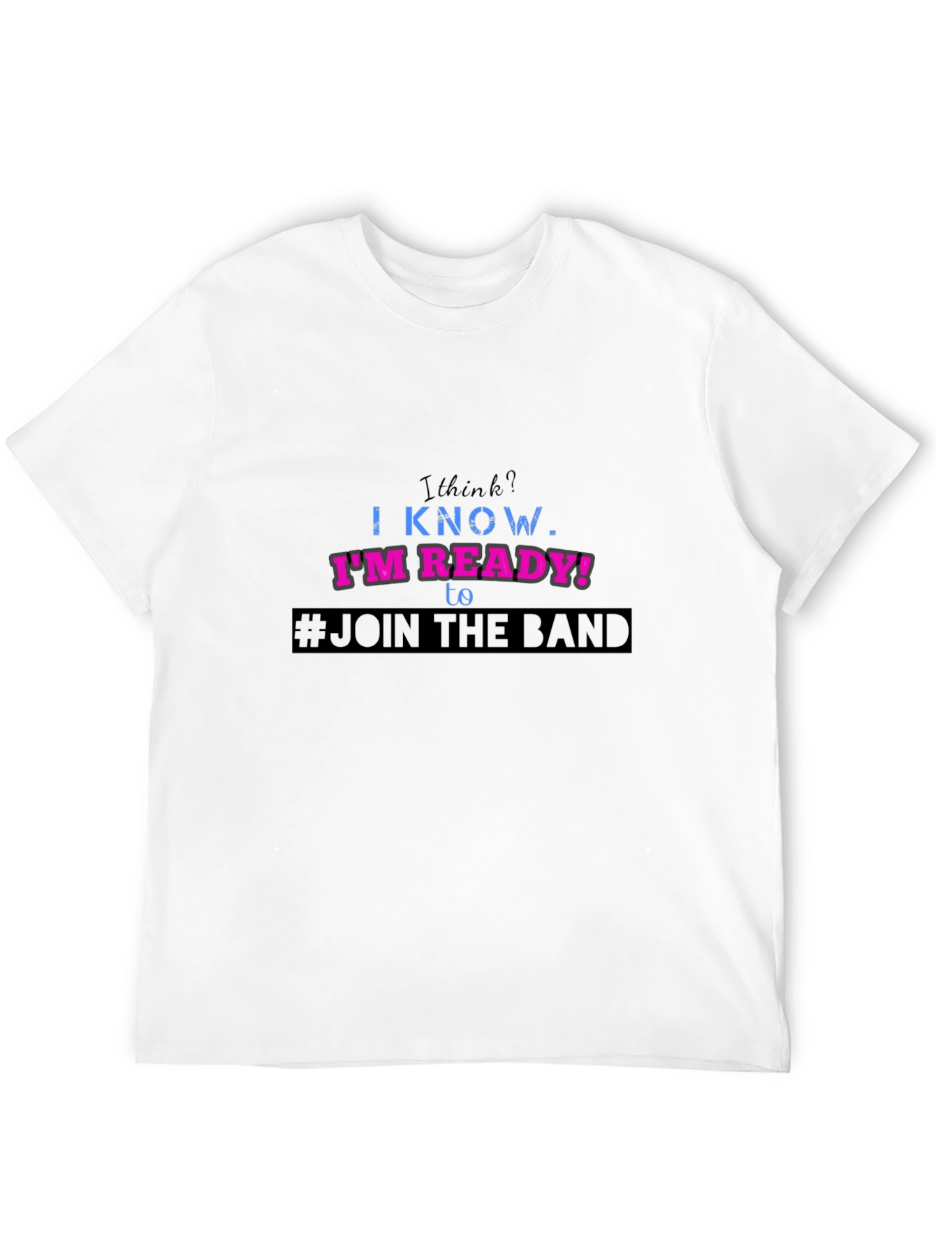 Join the Band Graphic Tee - Black Cotton T-Shirt