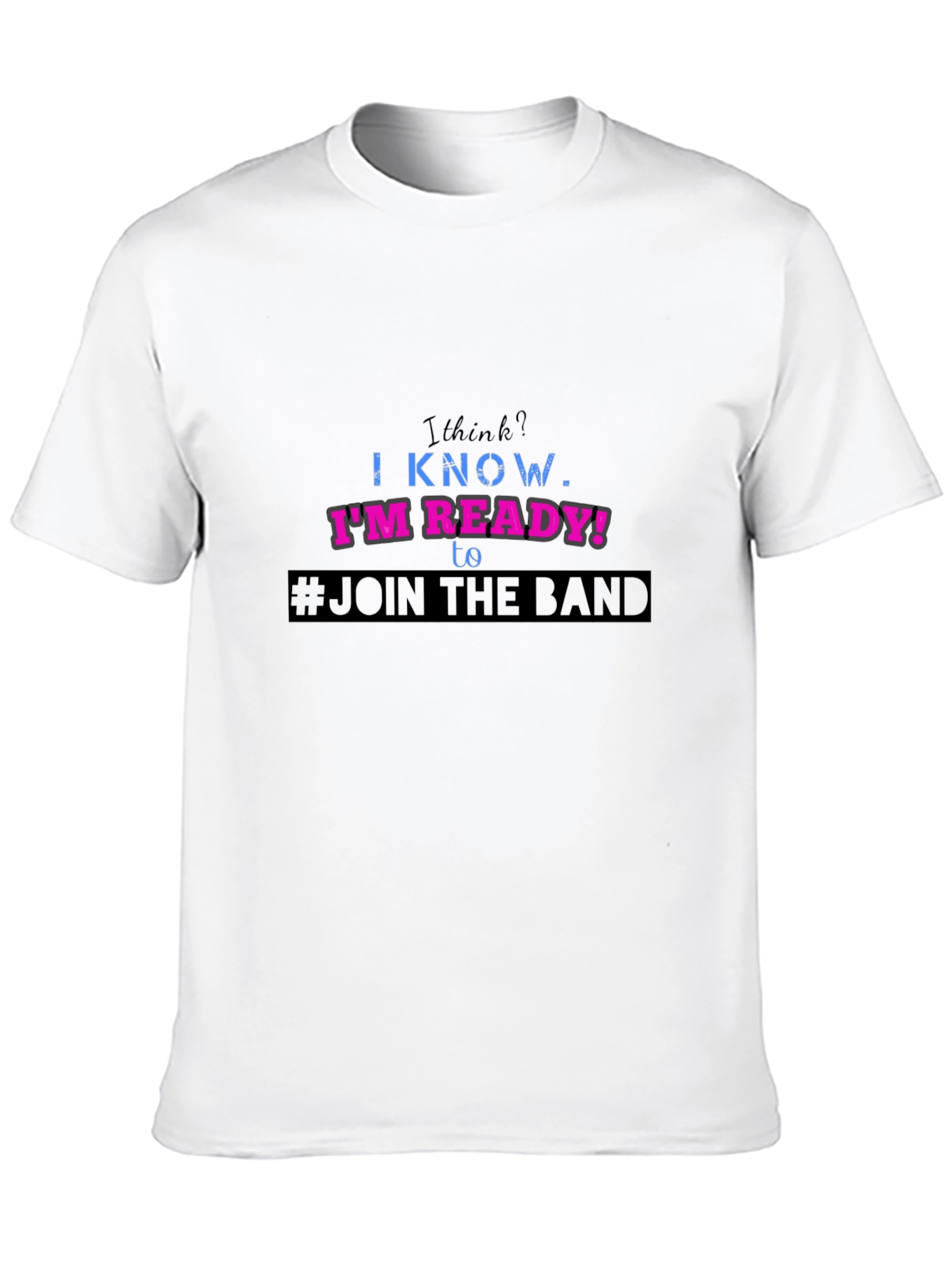 Join the Band Graphic Tee - Black Cotton T-Shirt