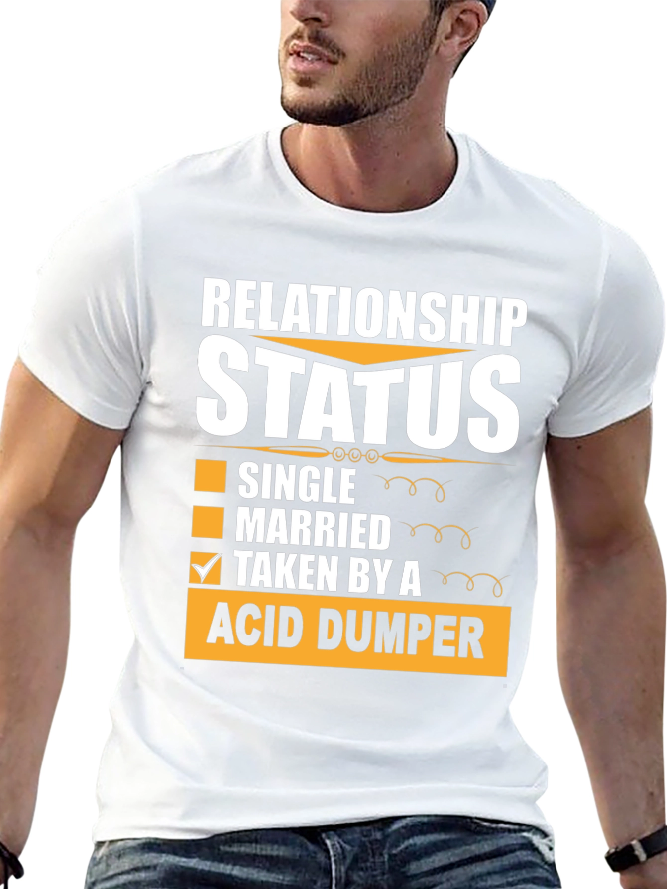 Relationship Status Acid Dumper Graphic Tee