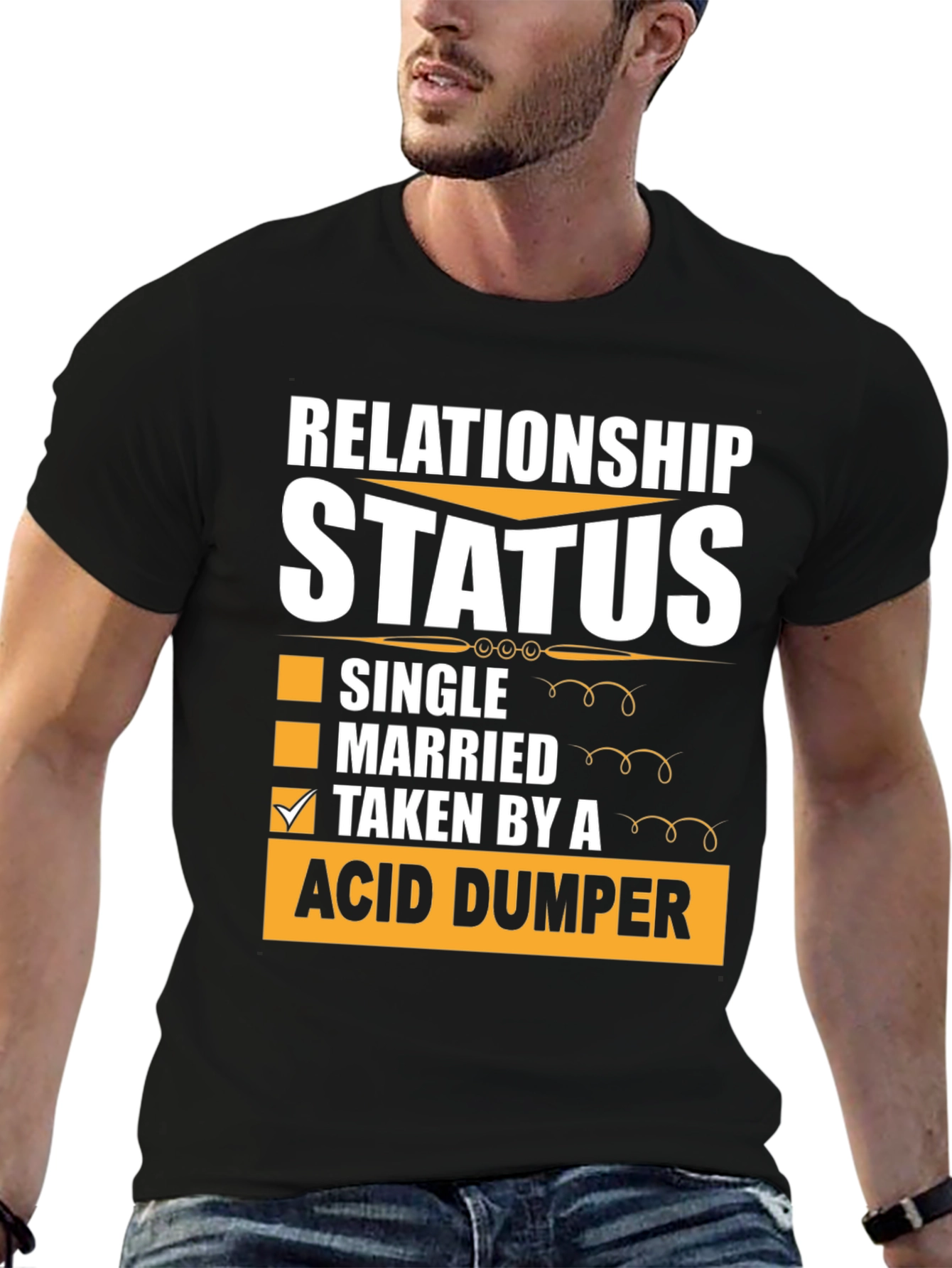Relationship Status Acid Dumper Graphic Tee