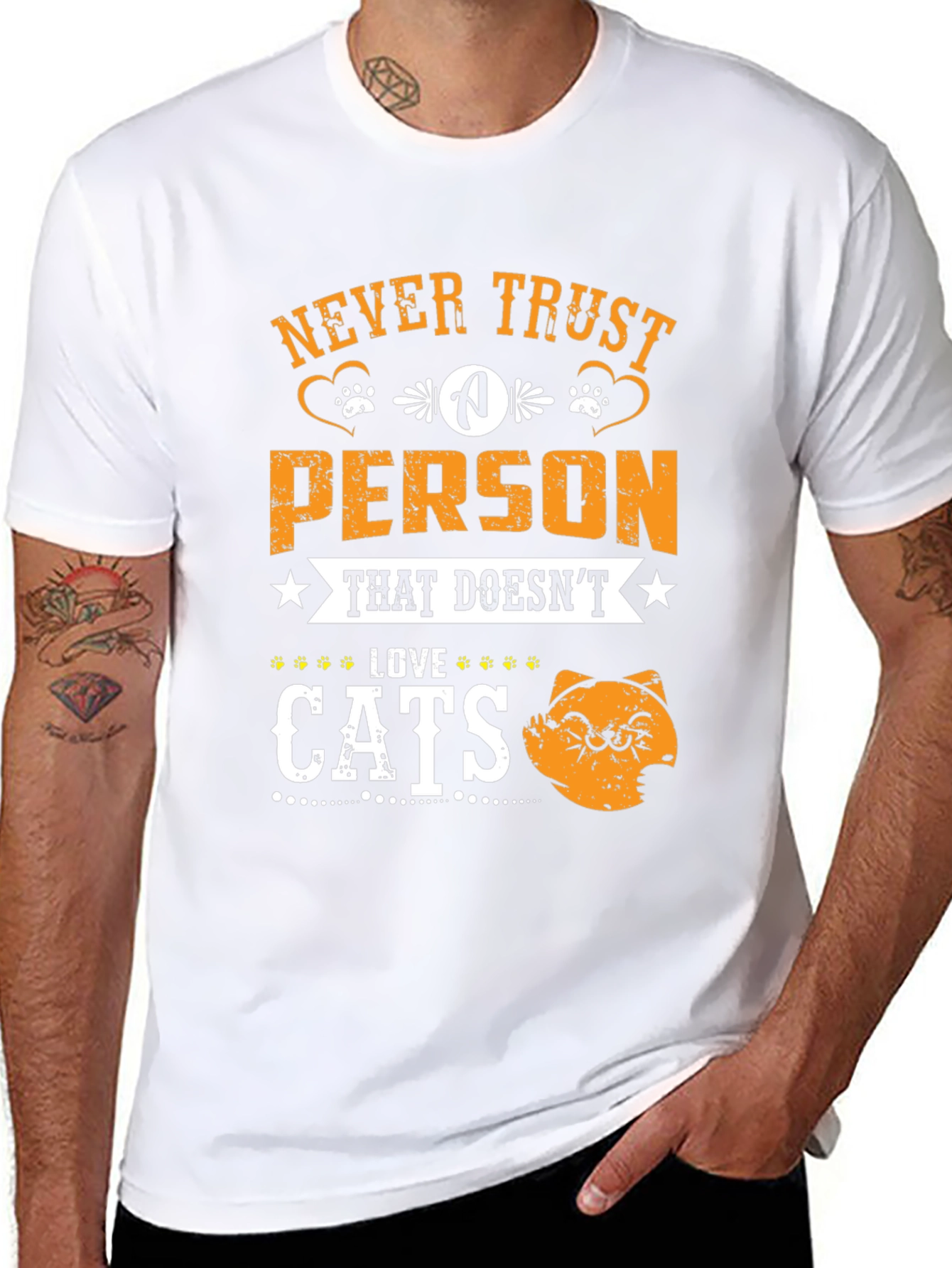 Never Trust a Person That Doesnt Love Cats T-Shirt
