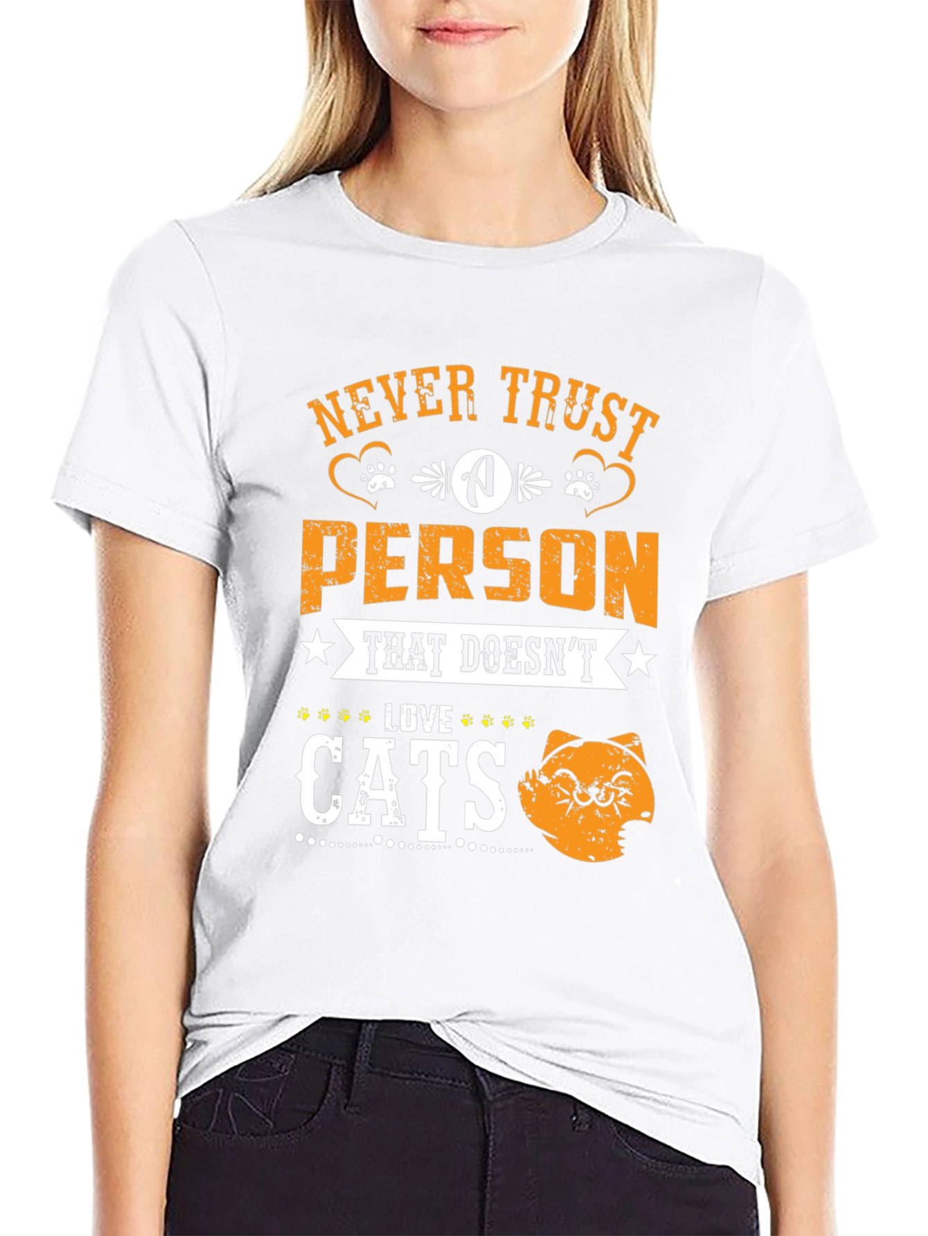 Never Trust a Person That Doesnt Love Cats T-Shirt