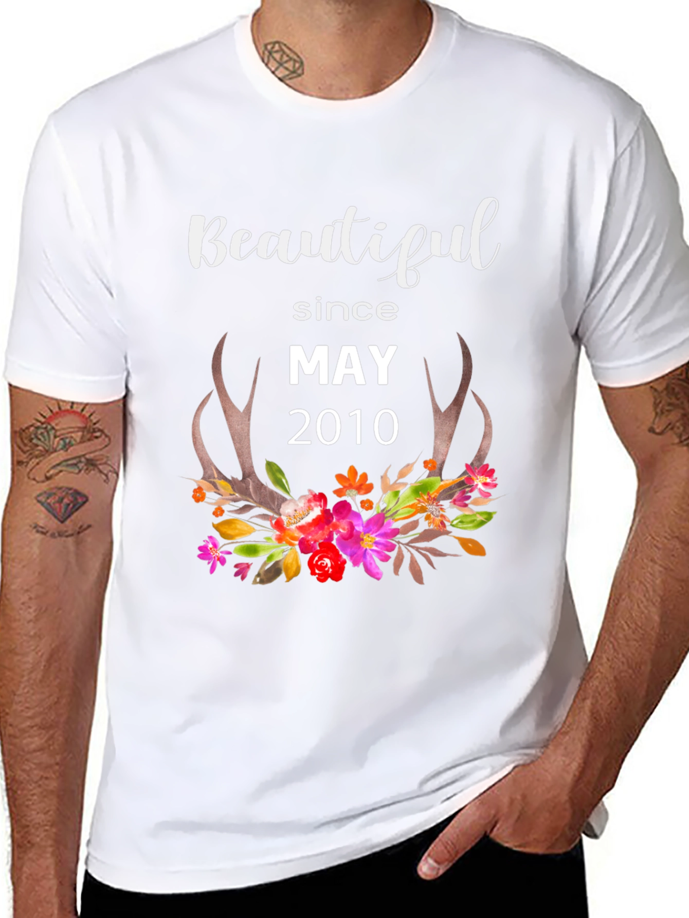 Beautiful Since May 2010 Graphic T-Shirt