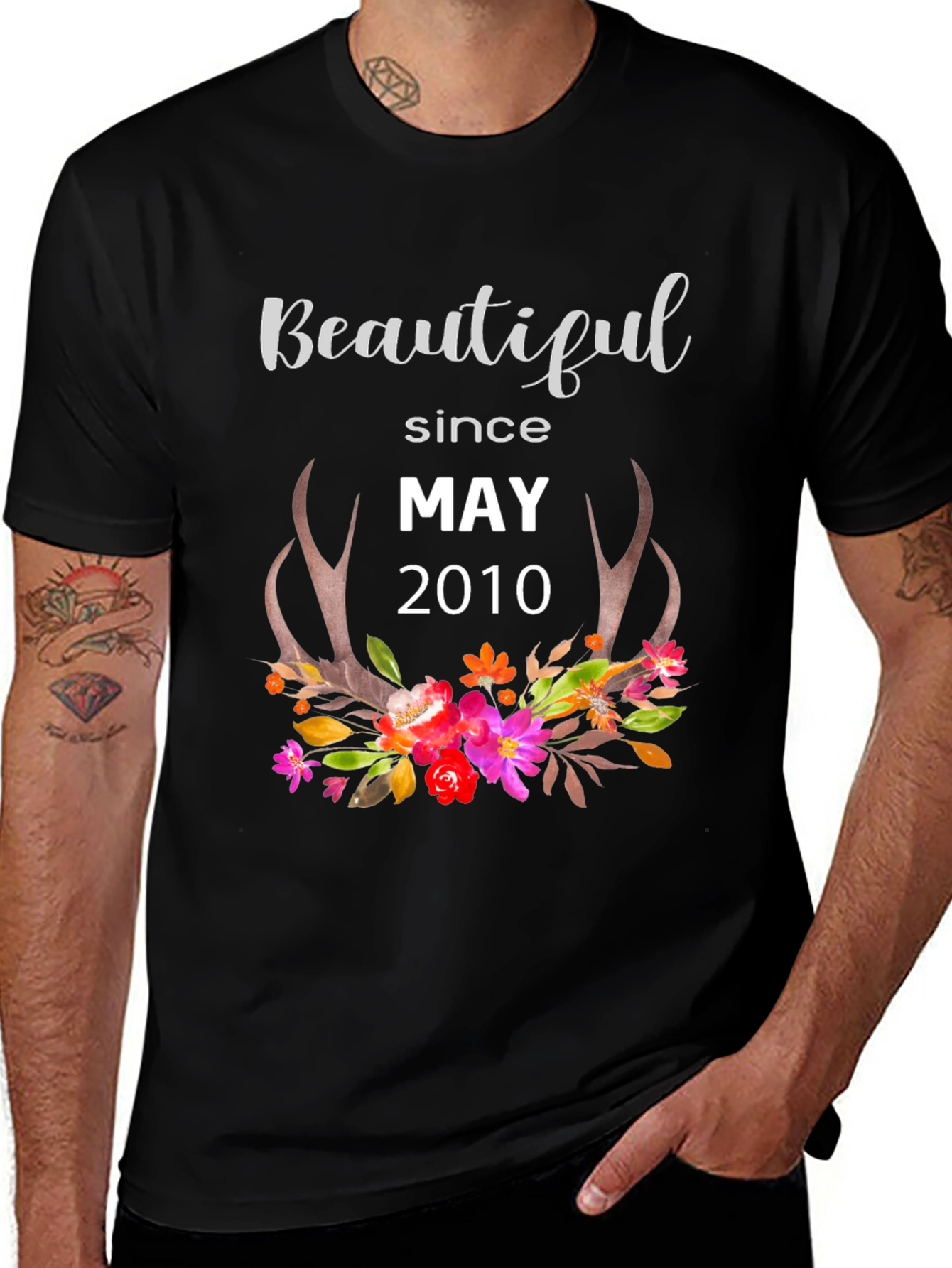 Beautiful Since May 2010 Graphic T-Shirt