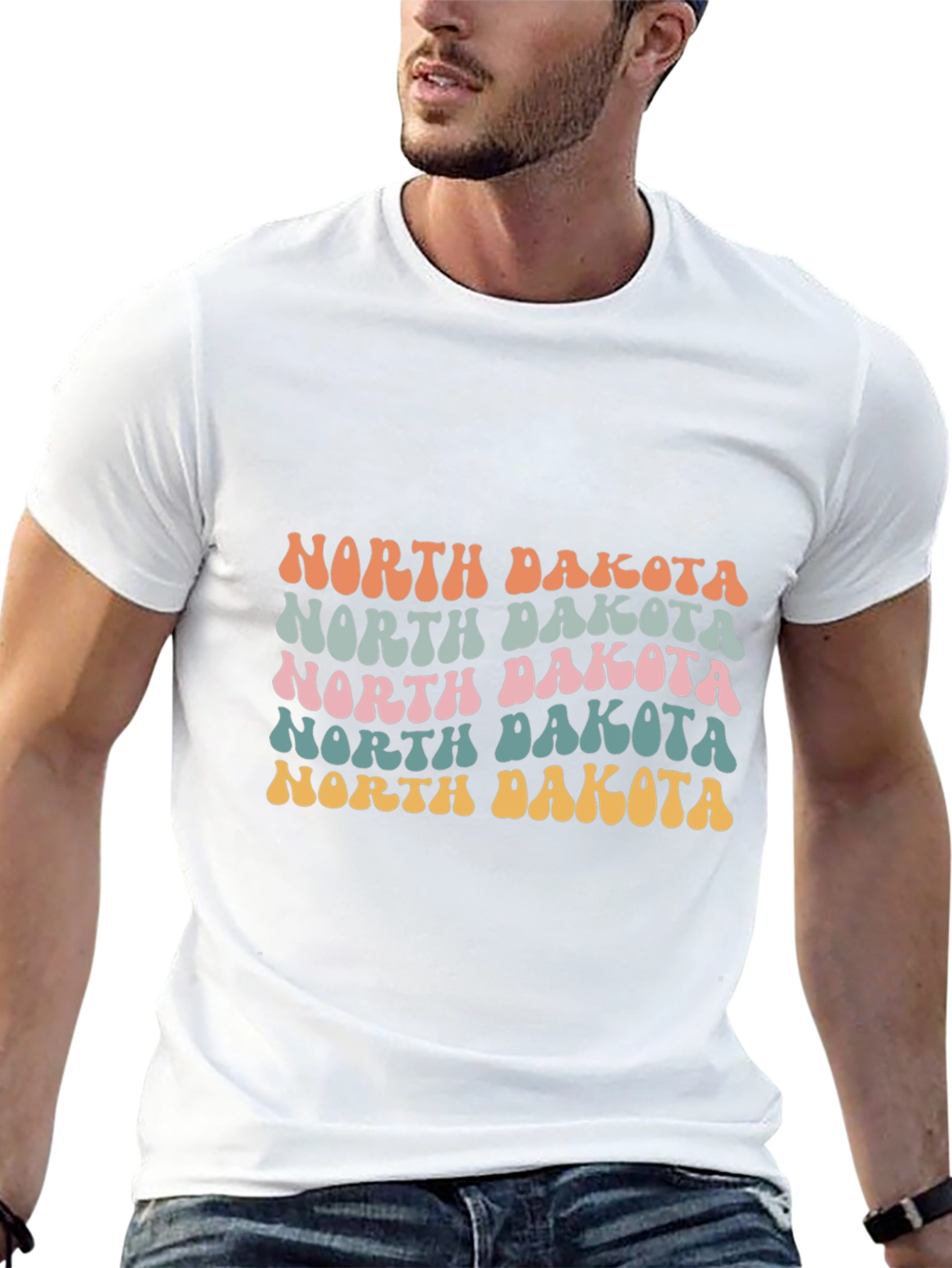 North Dakota Retro T-Shirt ND Pride