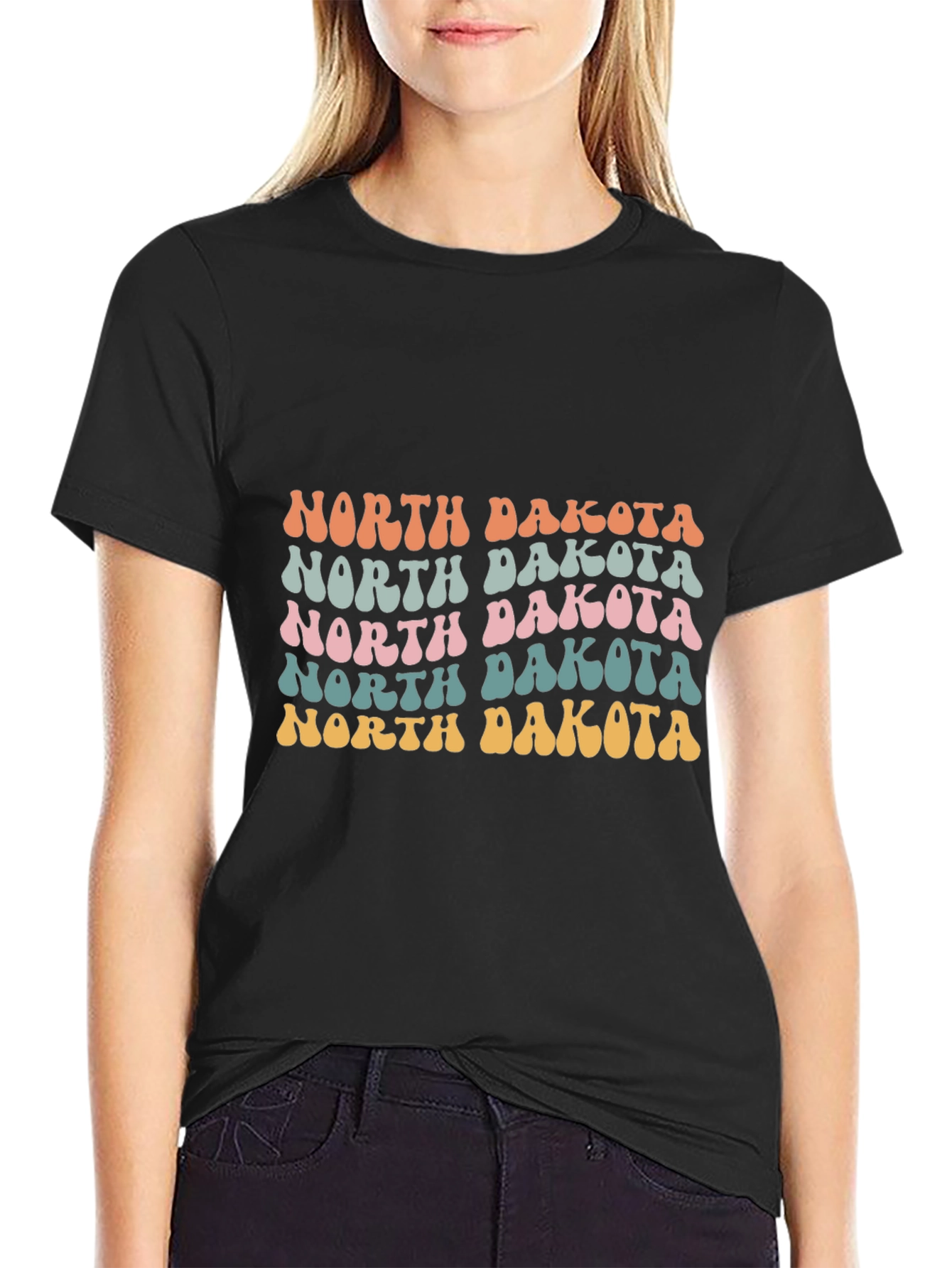 North Dakota Retro T-Shirt ND Pride