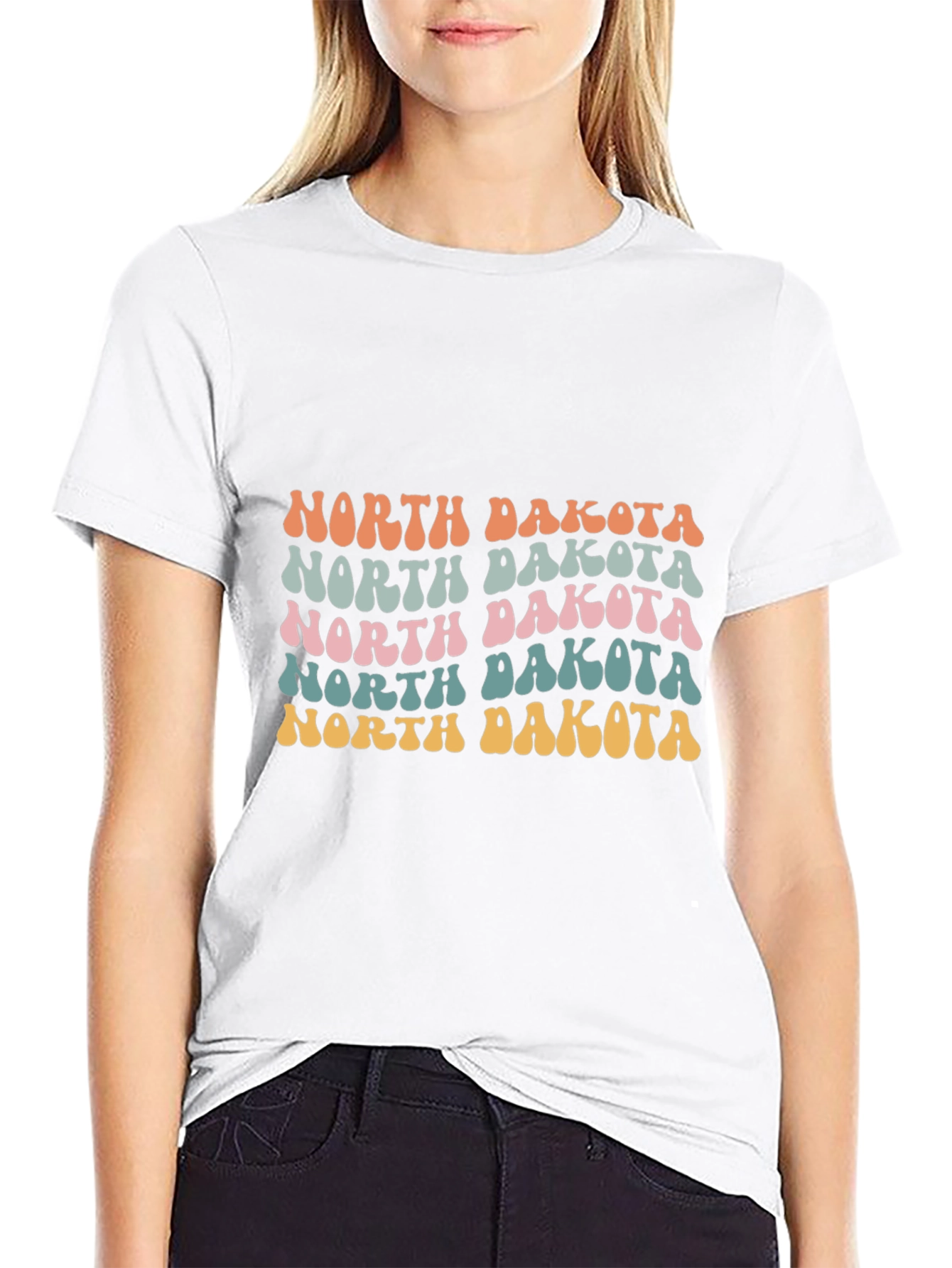 North Dakota Retro T-Shirt ND Pride