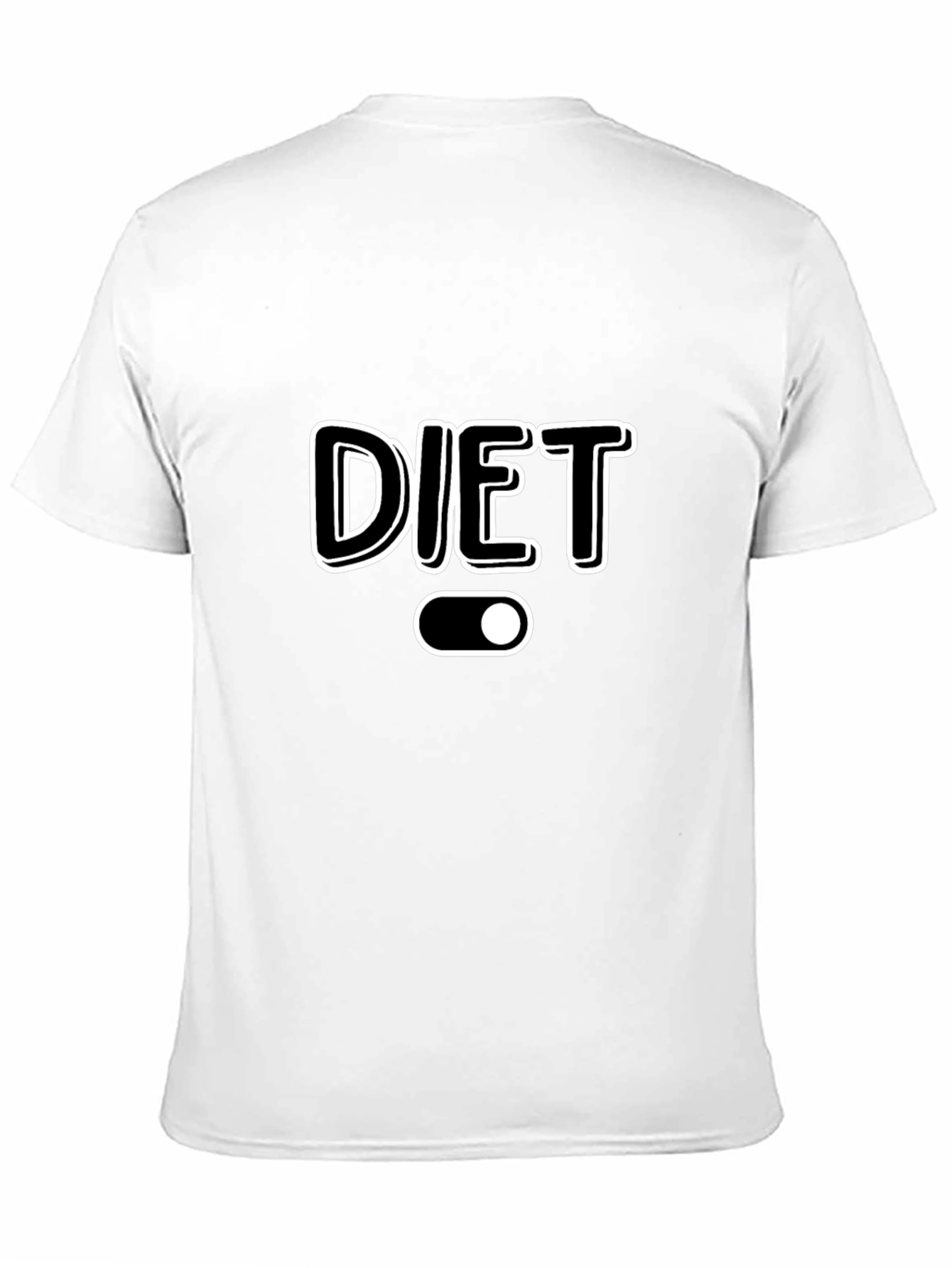 Diet Mode On Black T-Shirt