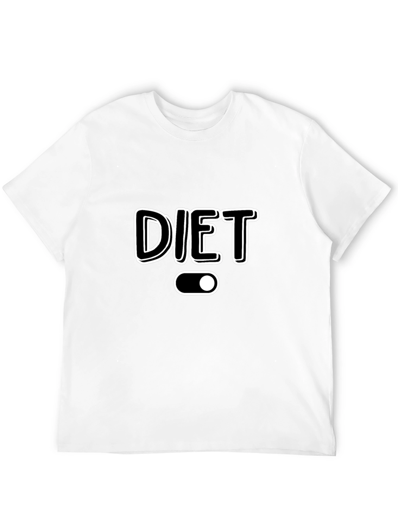 Diet Mode On Black T-Shirt