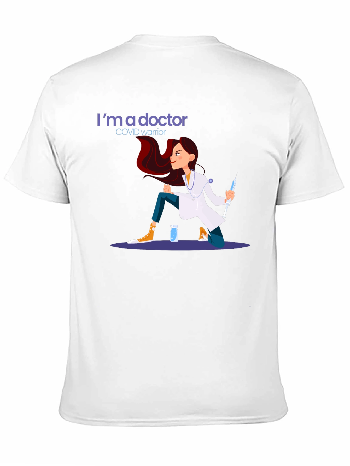 Doctor COVID Warrior Graphic T-Shirt