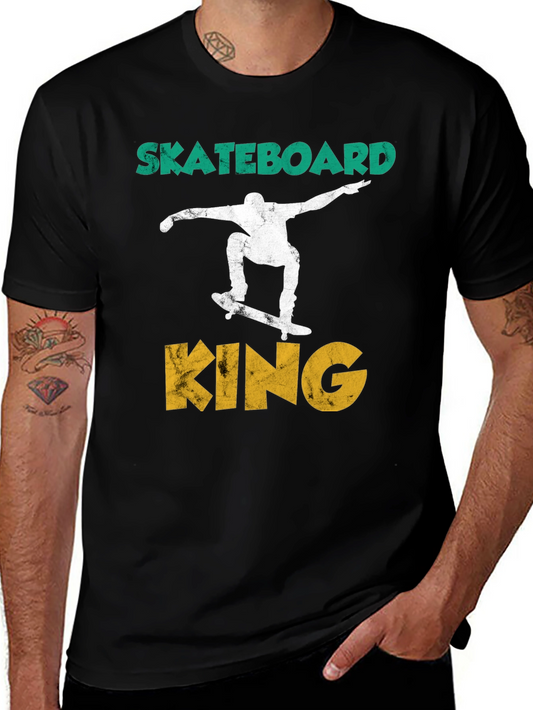Skateboard King Graphic Tee - Black