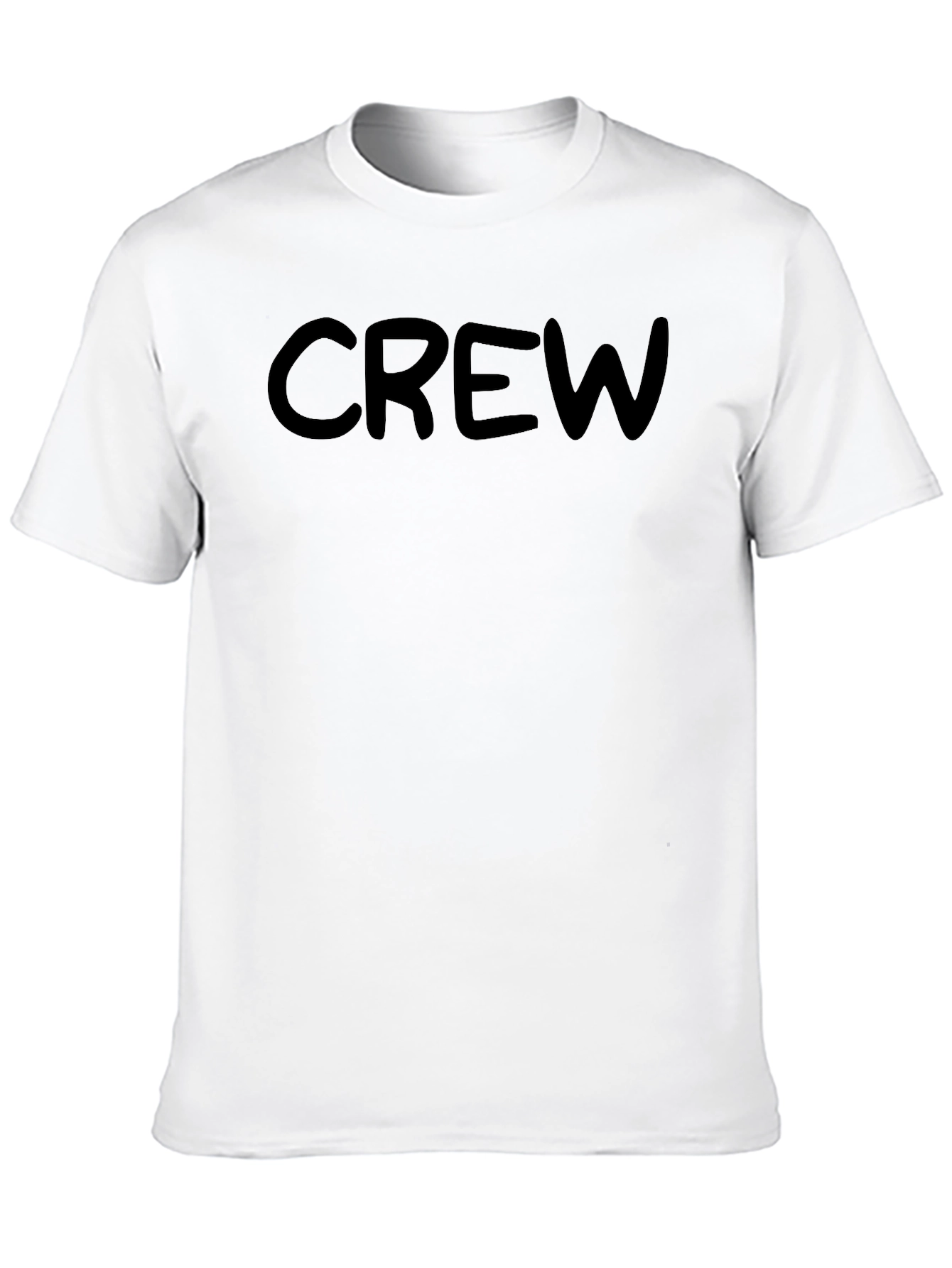 Crew Neck Black T-Shirt