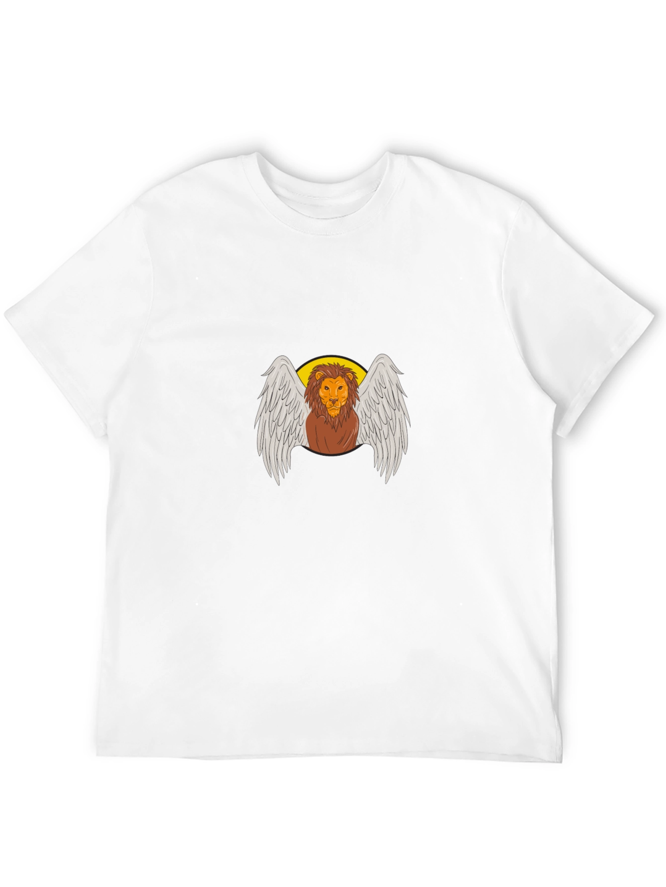 Winged Lion Graphic Tee - Black