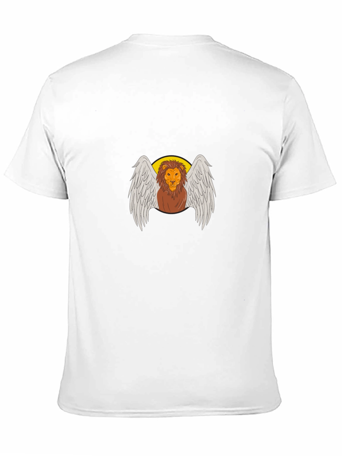 Winged Lion Graphic Tee - Black