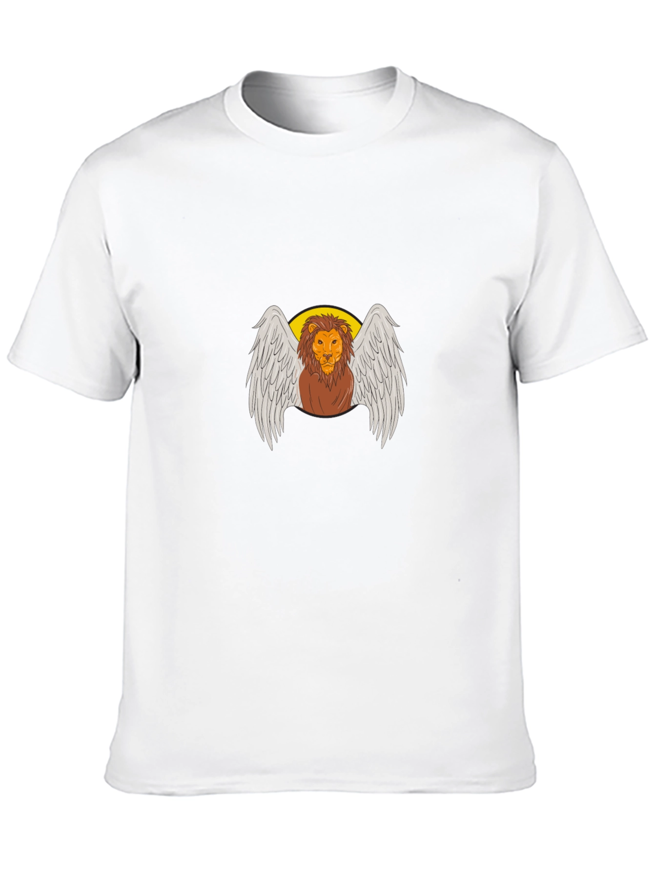 Winged Lion Graphic Tee - Black
